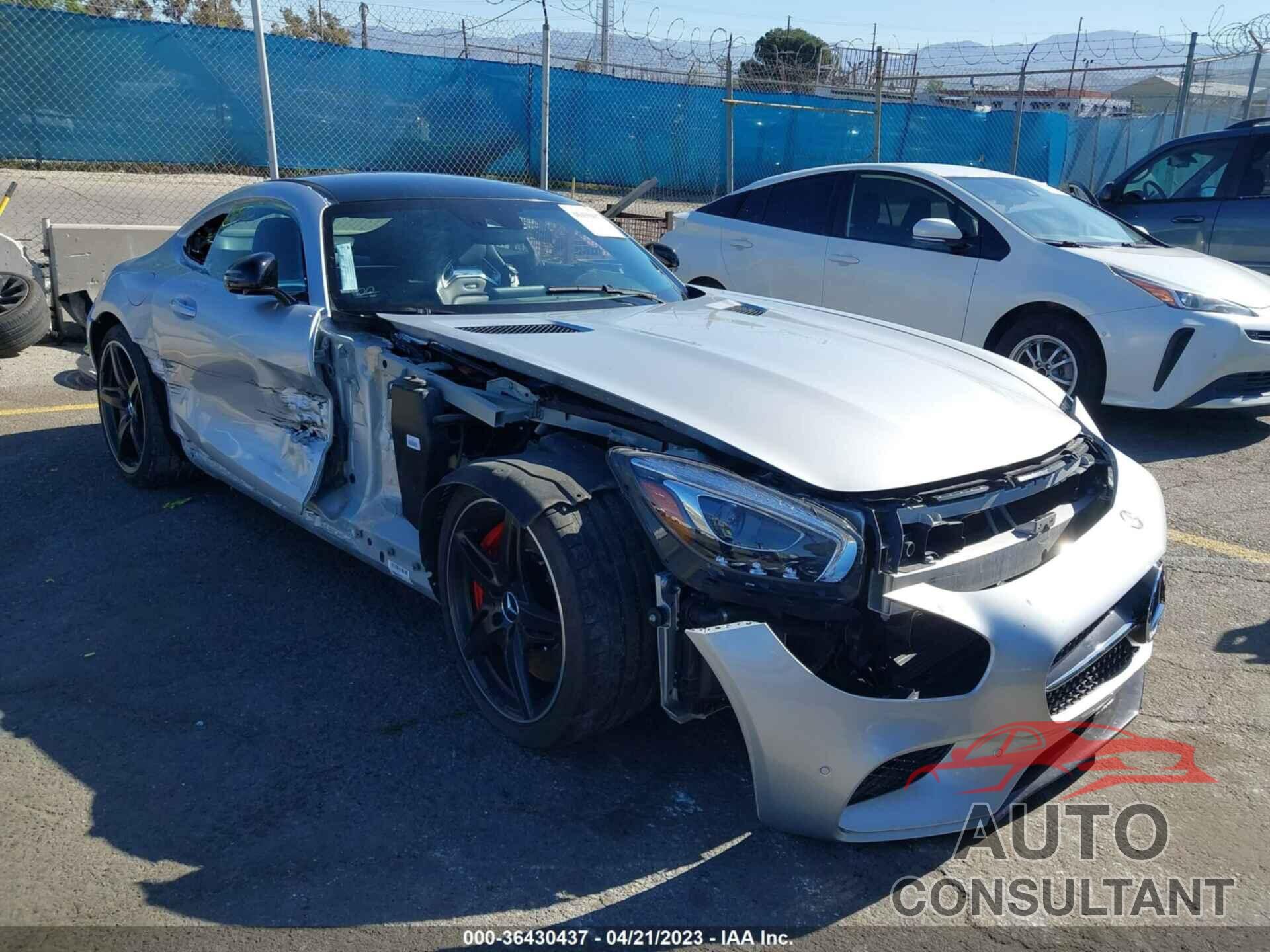 MERCEDES-BENZ GT S AMG 2016 - WDDYJ7JAXGA007029