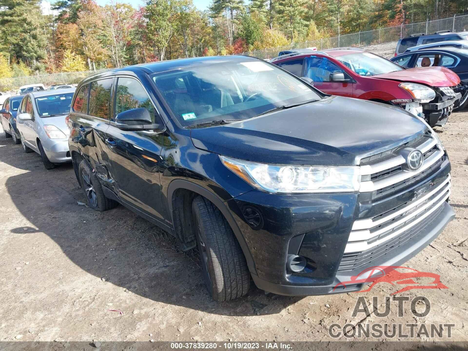 TOYOTA HIGHLANDER 2017 - 5TDBZRFH6HS395147