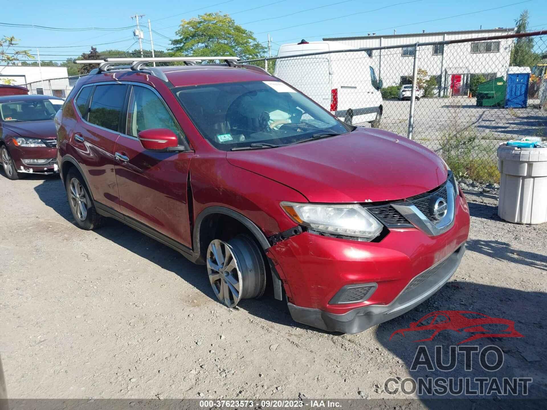 NISSAN ROGUE 2015 - KNMAT2MV0FP551865