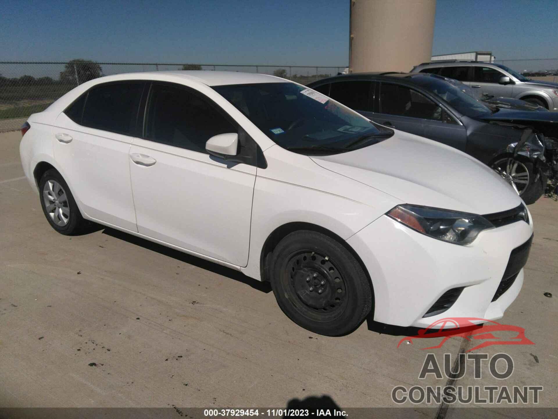 TOYOTA COROLLA 2016 - 2T1BURHE5GC644580