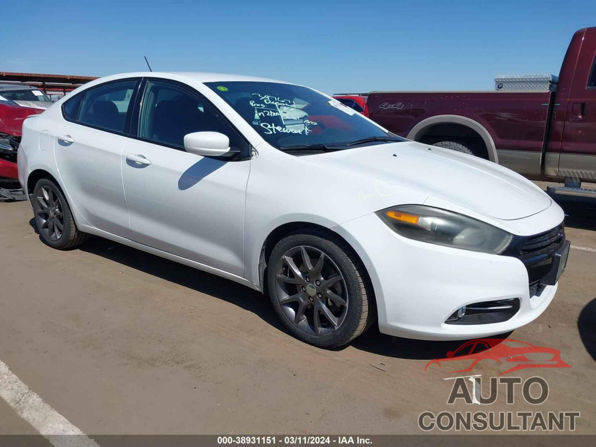 DODGE DART 2016 - 1C3CDFBB3GD565420