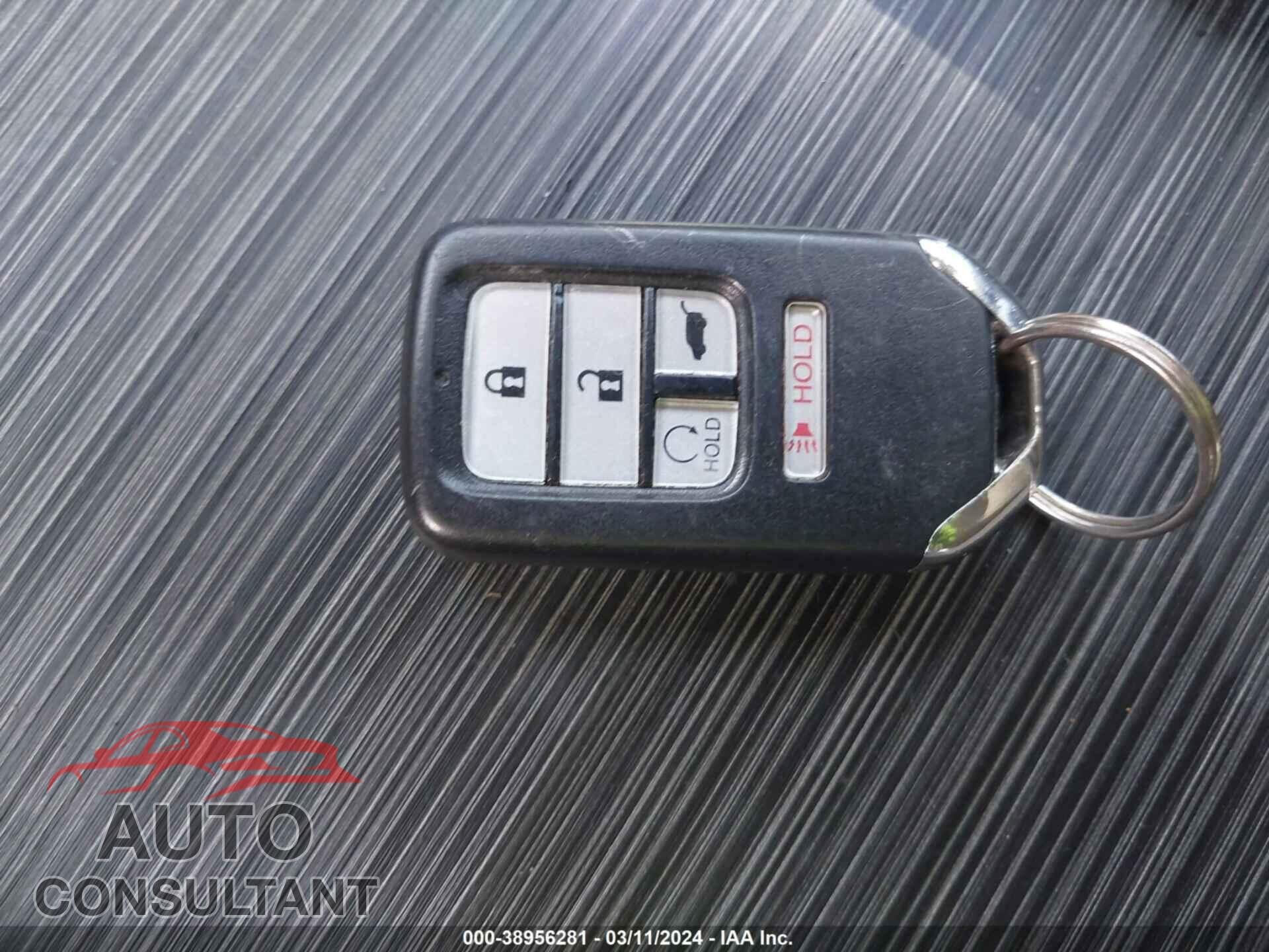 HONDA PILOT 2017 - 5FNYF6H3XHB070542
