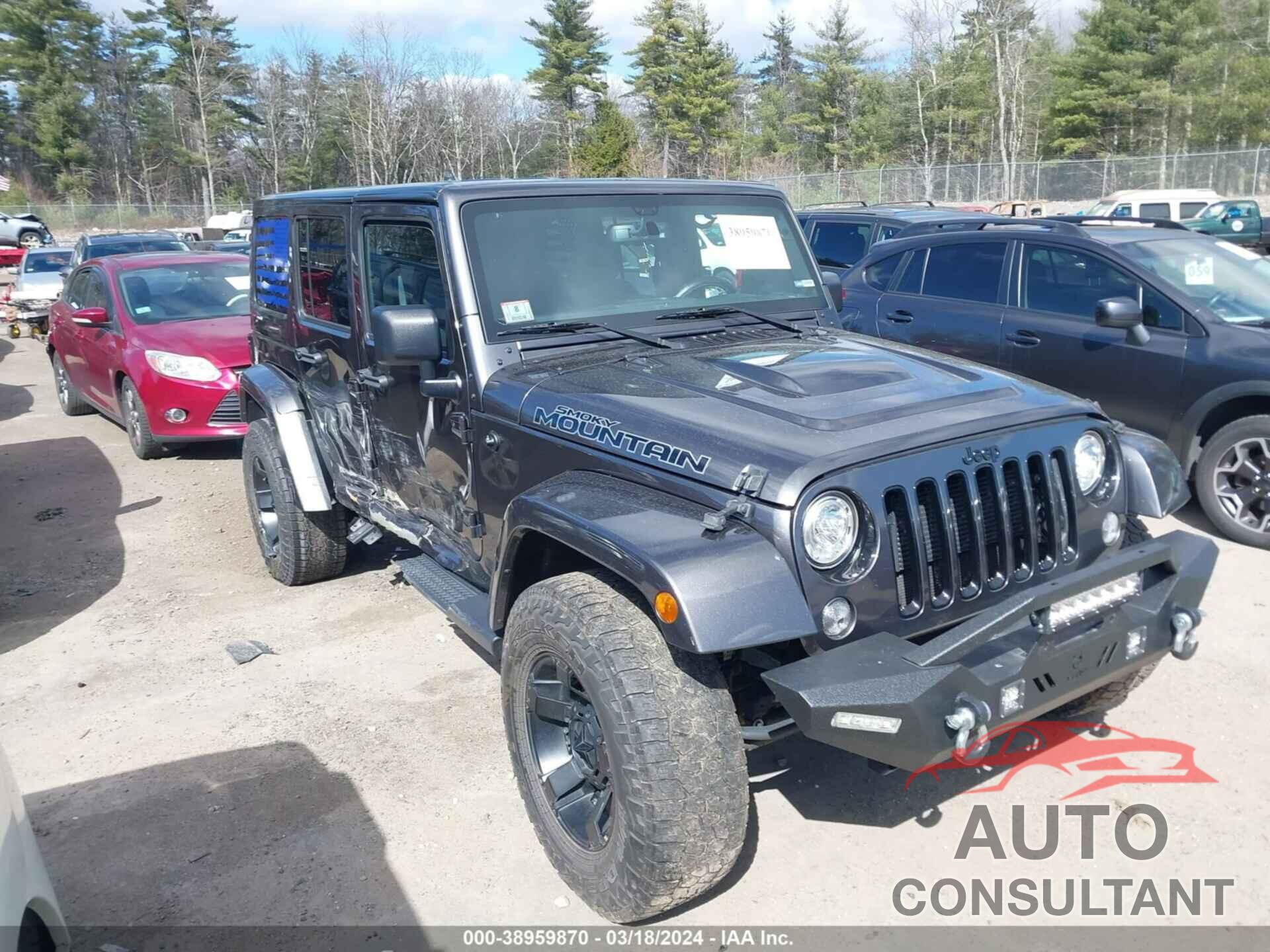 JEEP WRANGLER UNLIMITED 2017 - 1C4BJWEG4HL711774