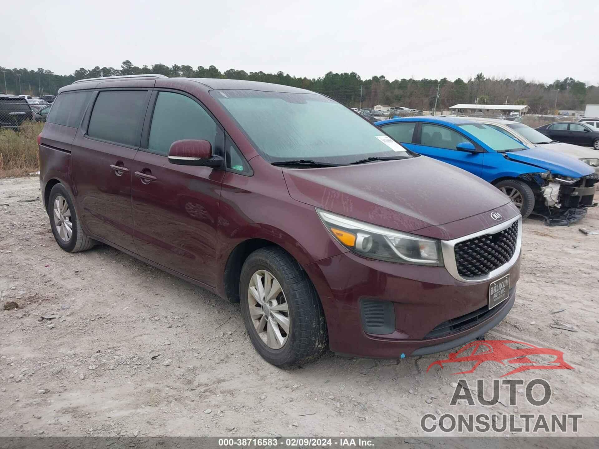 KIA SEDONA 2016 - KNDMB5C18G6094018