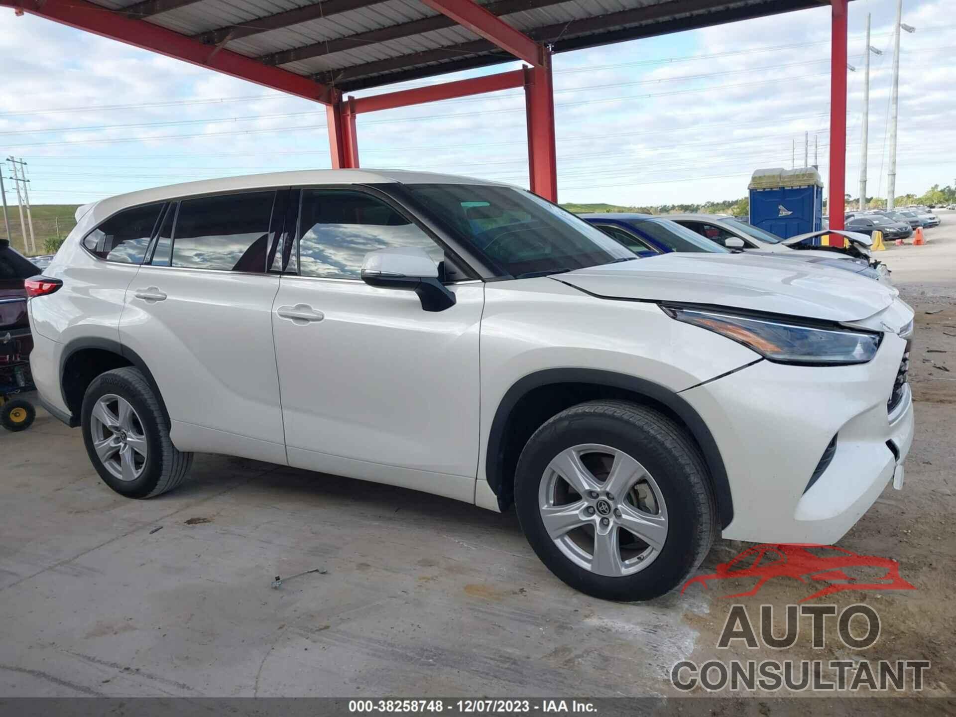 TOYOTA HIGHLANDER 2021 - 5TDZZRAH1MS528347