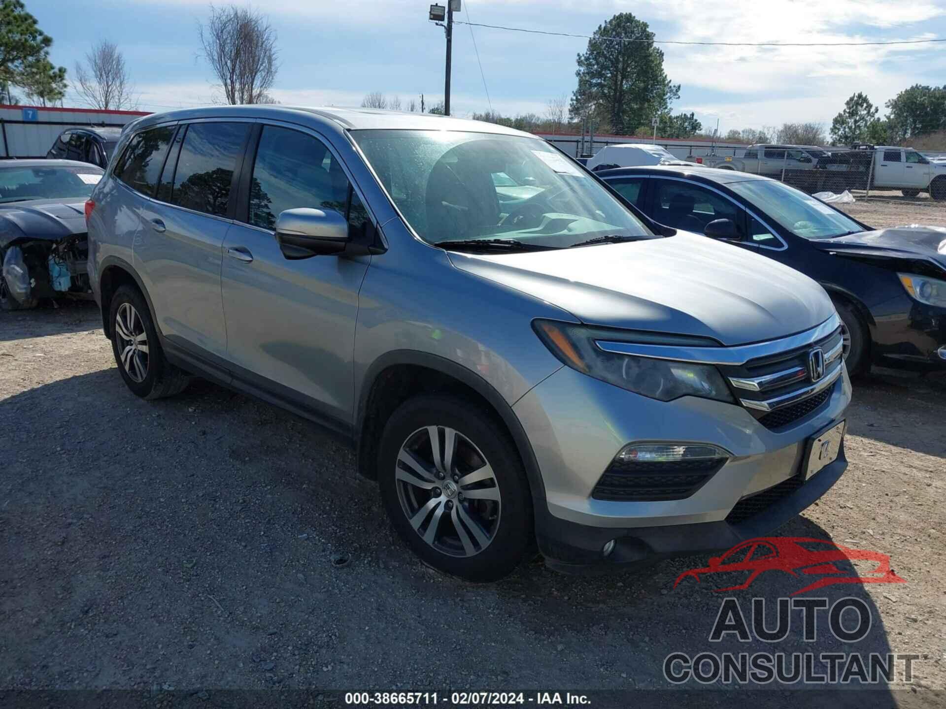 HONDA PILOT 2017 - 5FNYF5H50HB027601