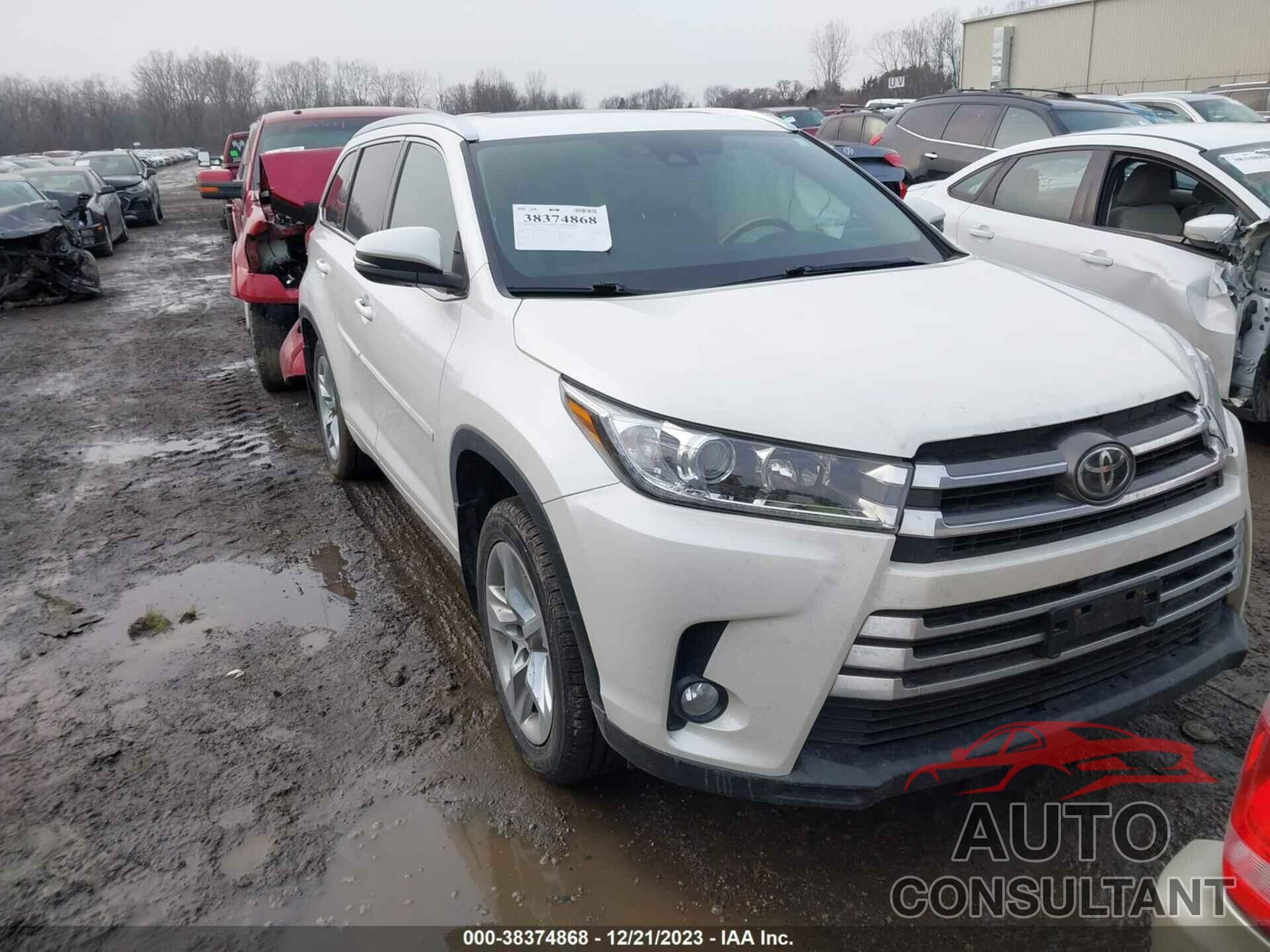 TOYOTA HIGHLANDER 2017 - 5TDDZRFHXHS378411