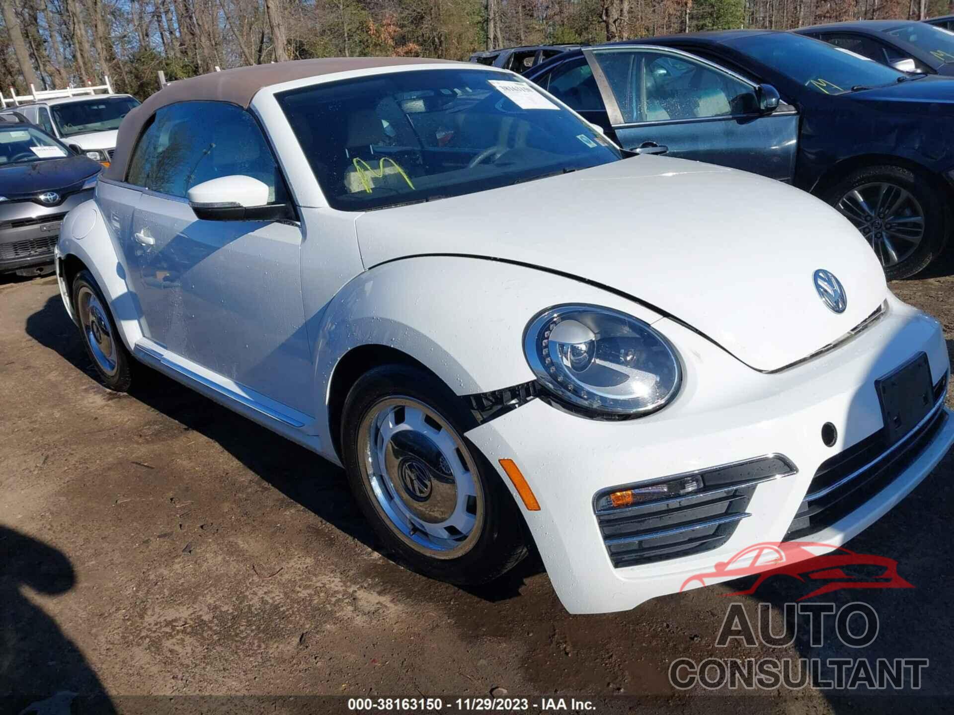 VOLKSWAGEN BEETLE 2018 - 3VW5DAATXJM502647