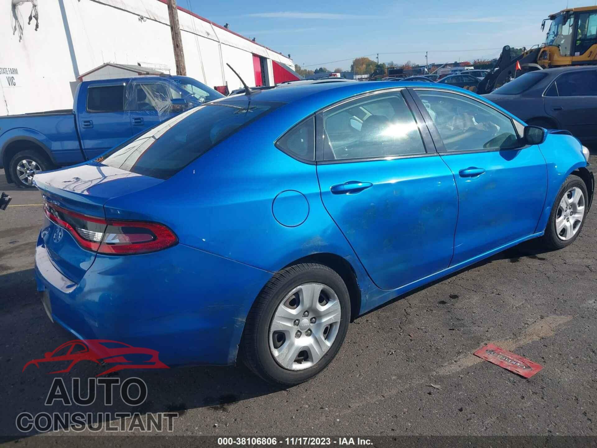 DODGE DART 2015 - 1C3CDFAA1FD345782