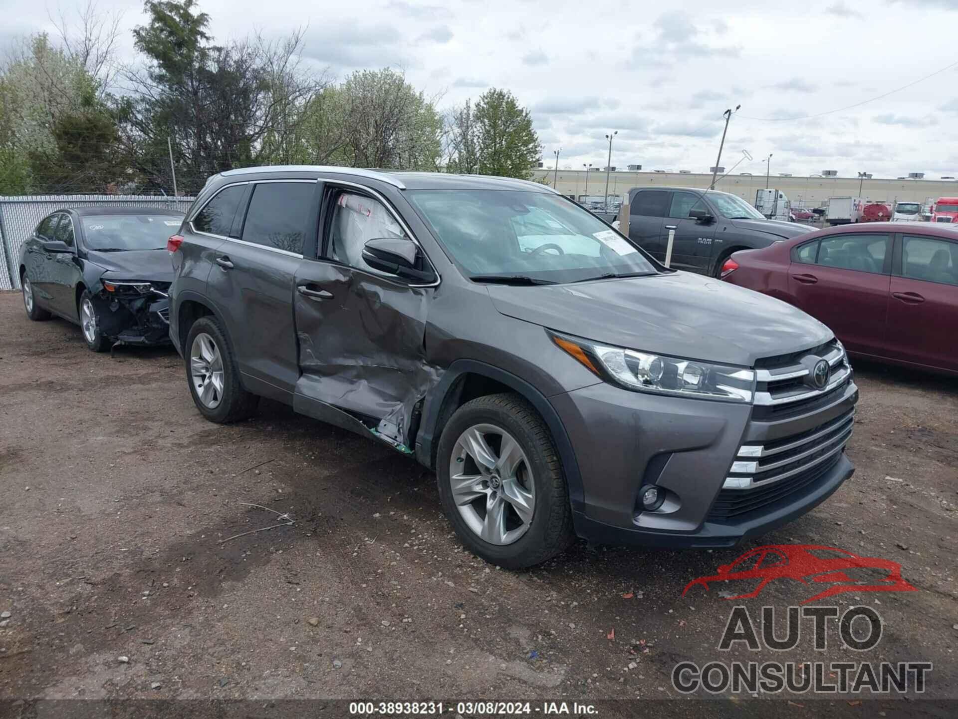 TOYOTA HIGHLANDER 2019 - 5TDYZRFHXKS295554