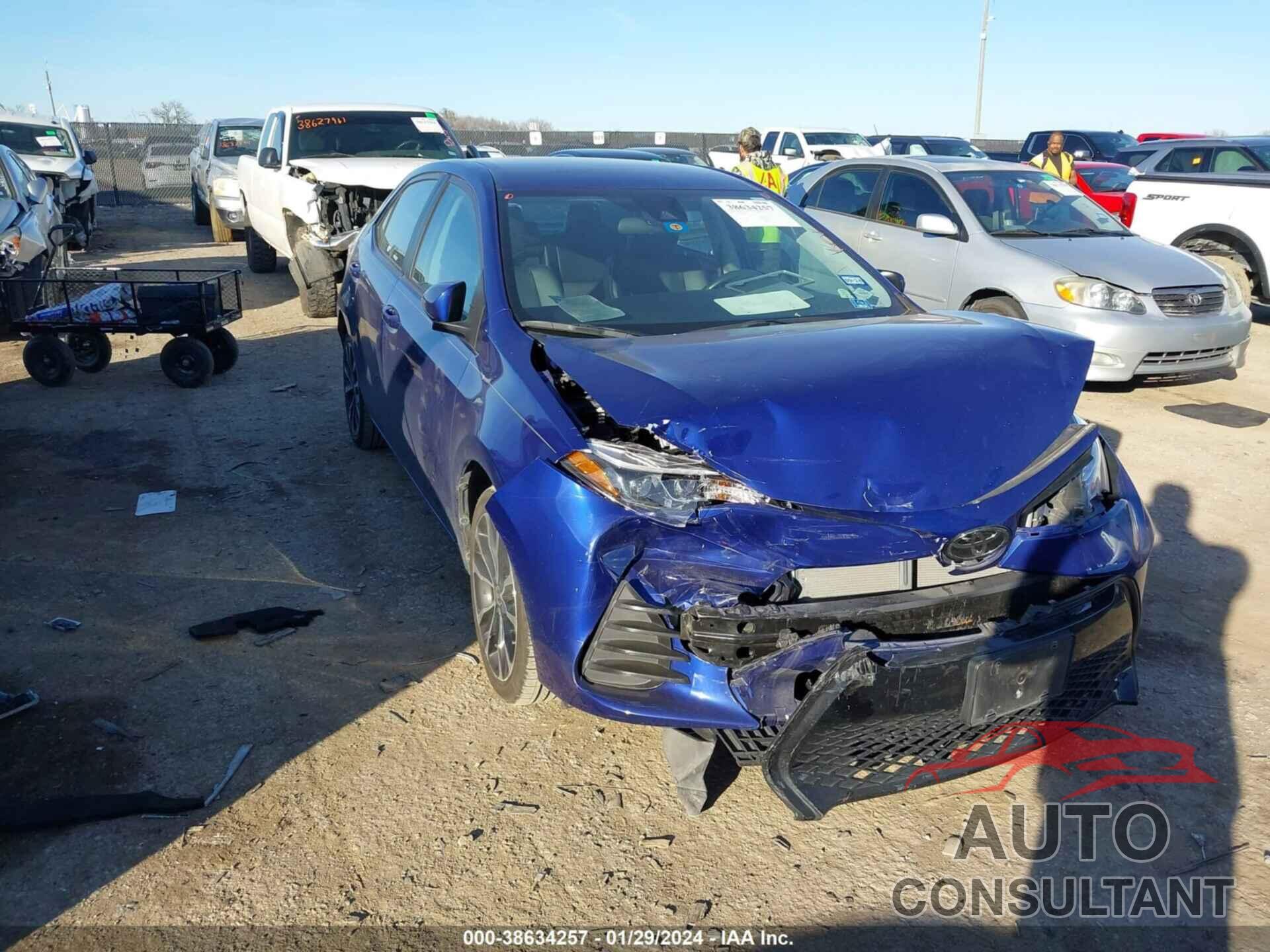 TOYOTA COROLLA 2019 - 5YFBURHE2KP886865