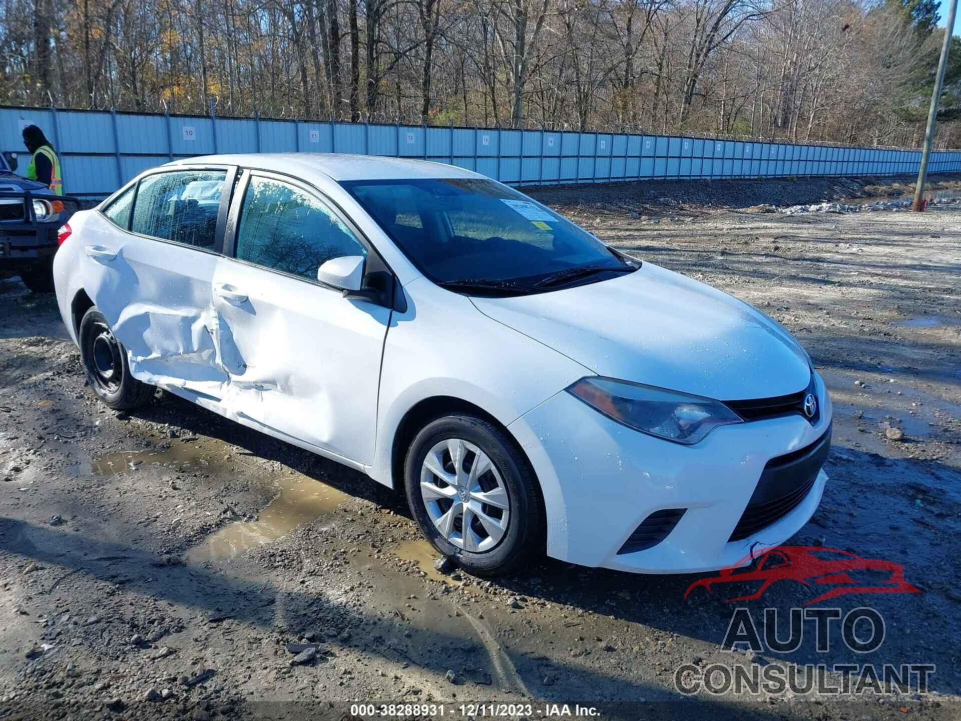TOYOTA COROLLA 2016 - 2T1BURHEXGC632540