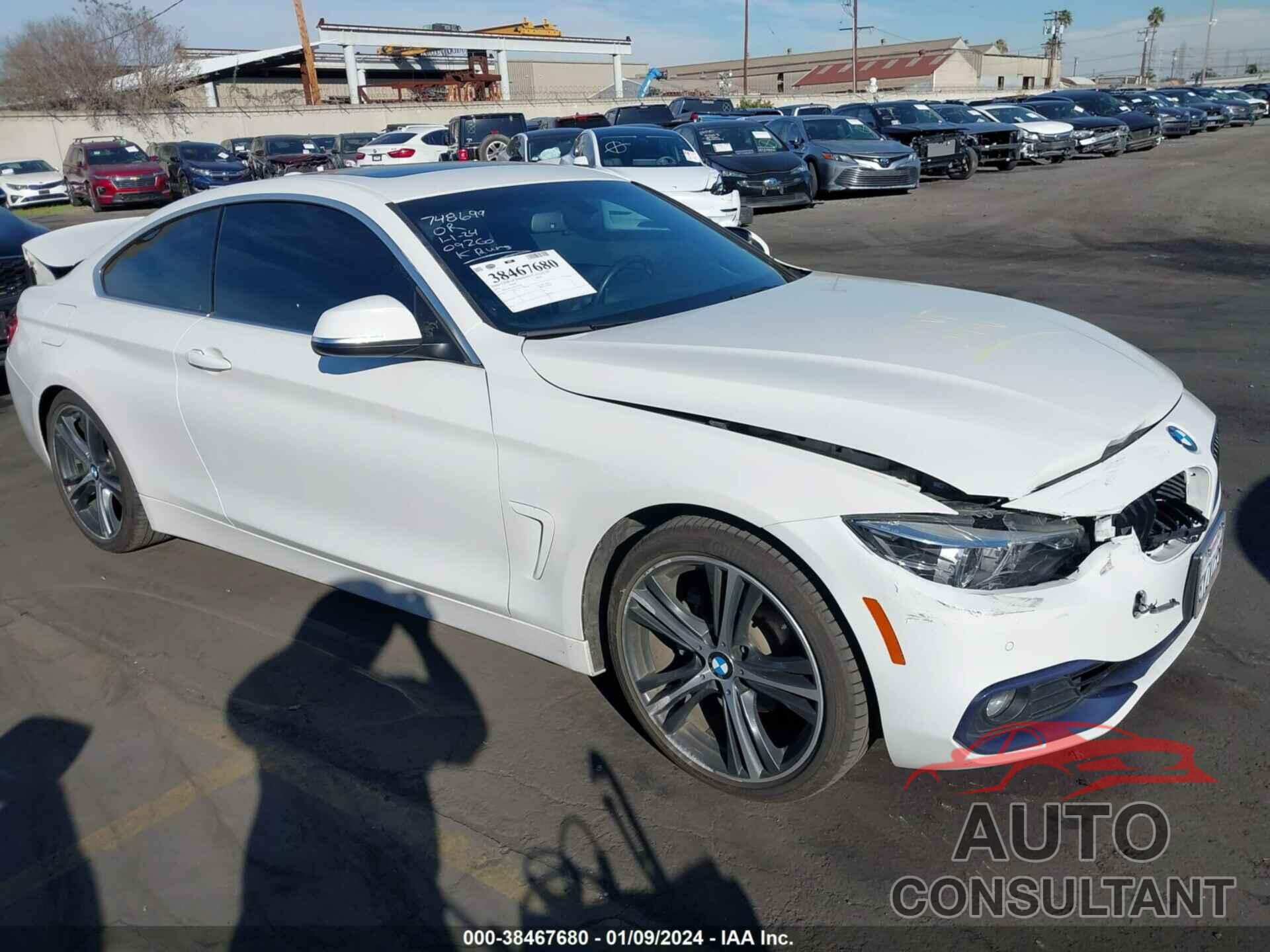 BMW 430I 2018 - WBA4W3C51JAF91458