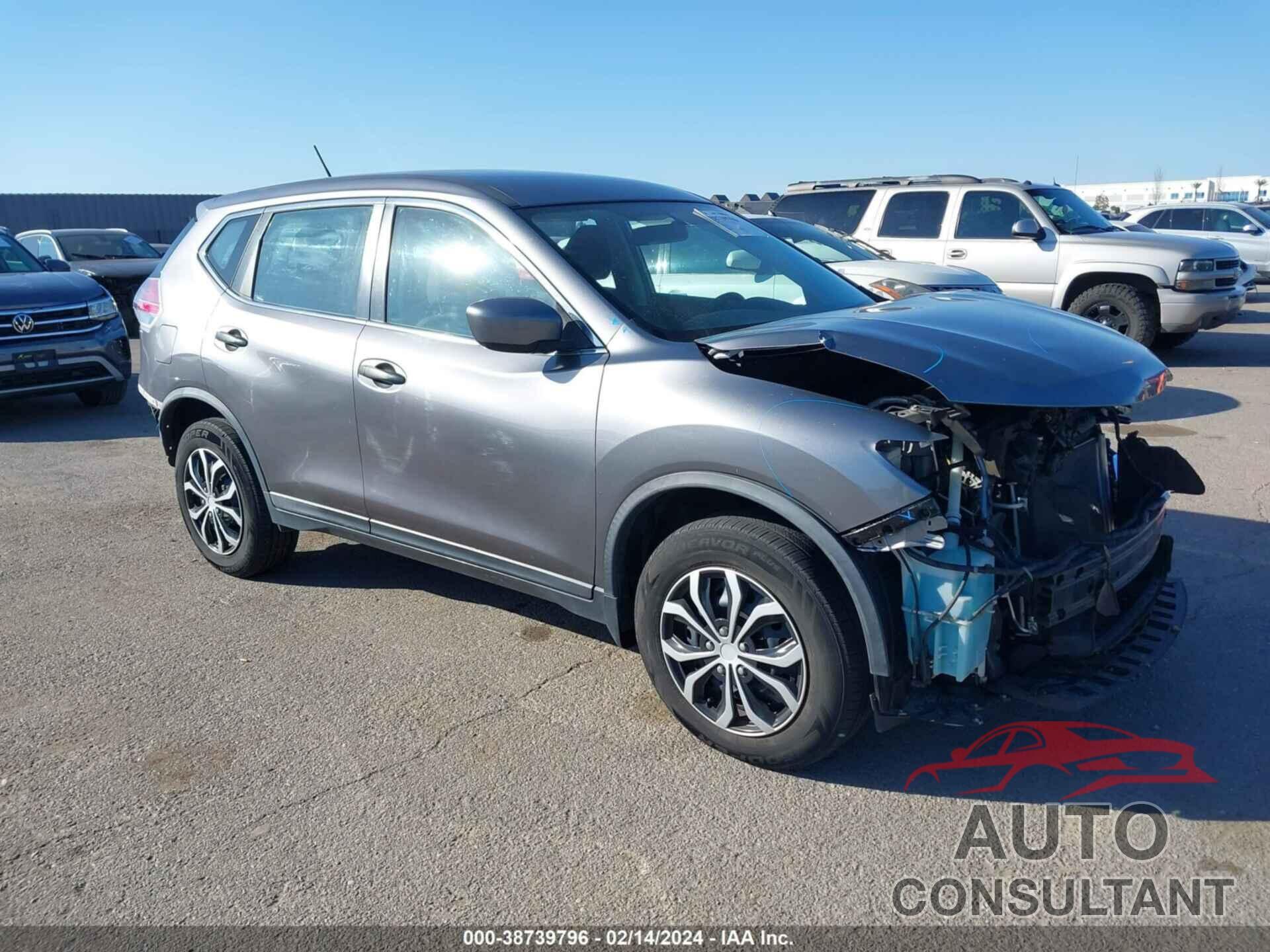 NISSAN ROGUE 2016 - KNMAT2MV8GP651715