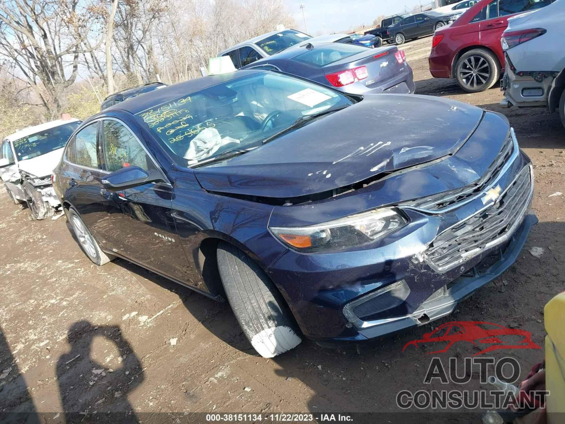 CHEVROLET MALIBU 2016 - 1G1ZE5ST2GF205655