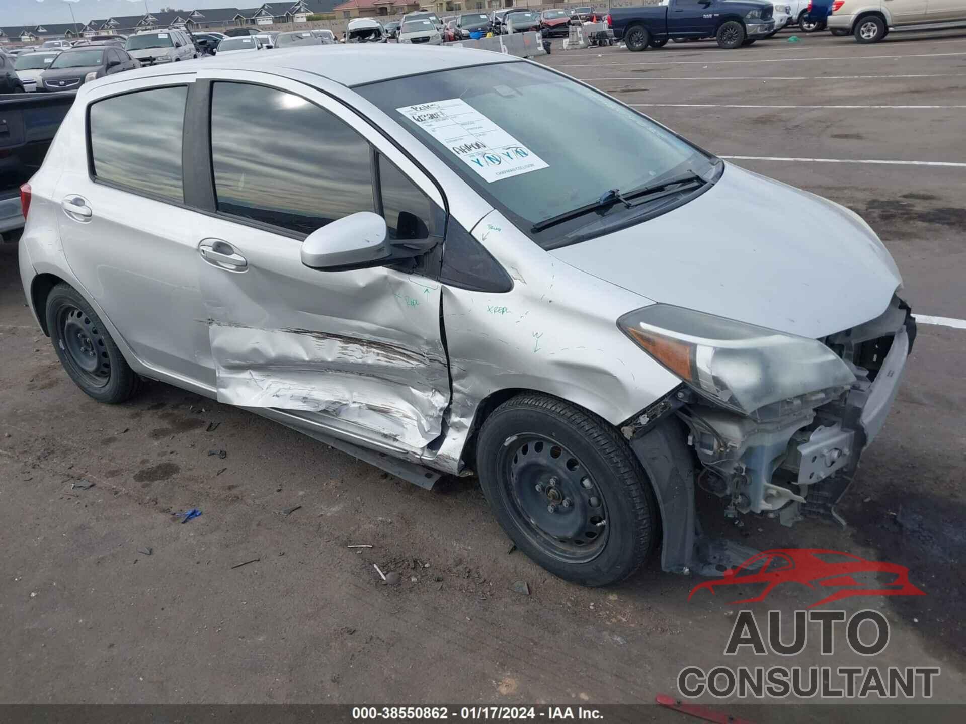 TOYOTA YARIS 2017 - VNKKTUD37HA080504