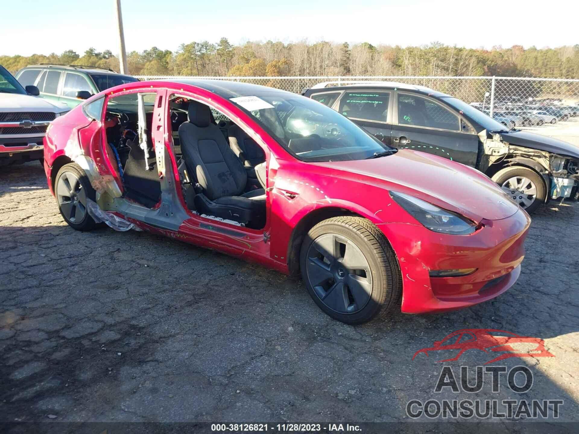 TESLA MODEL 3 2022 - 5YJ3E1EB2NF179553