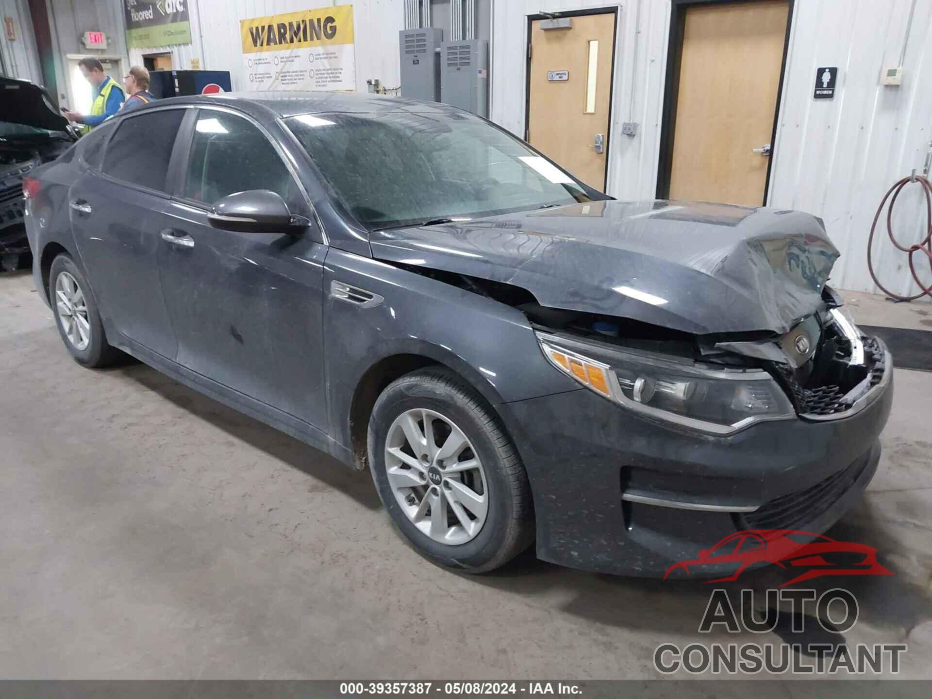 KIA OPTIMA 2016 - KNAGT4L39G5110350