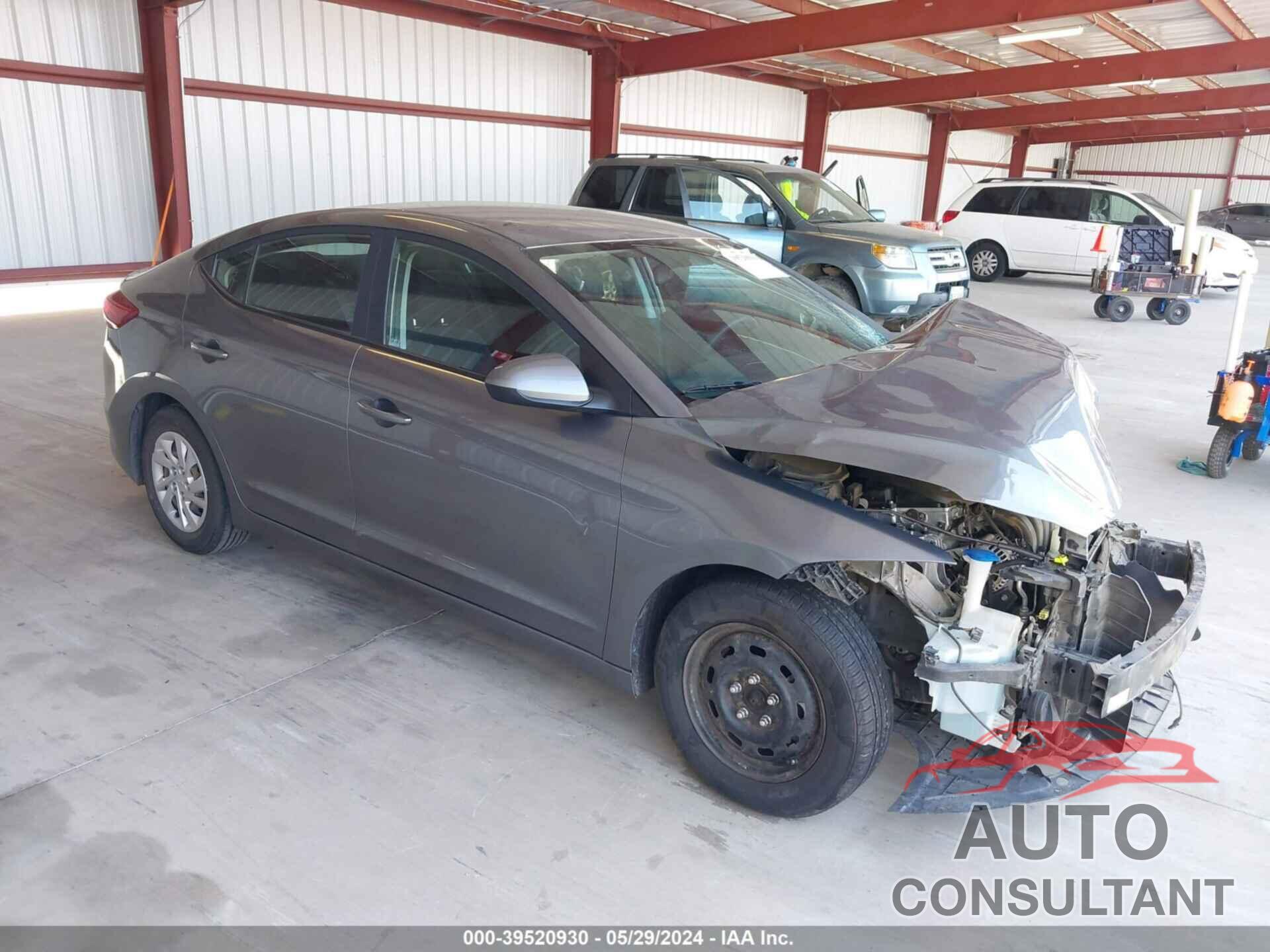 HYUNDAI ELANTRA 2018 - 5NPD74LF0JH346560