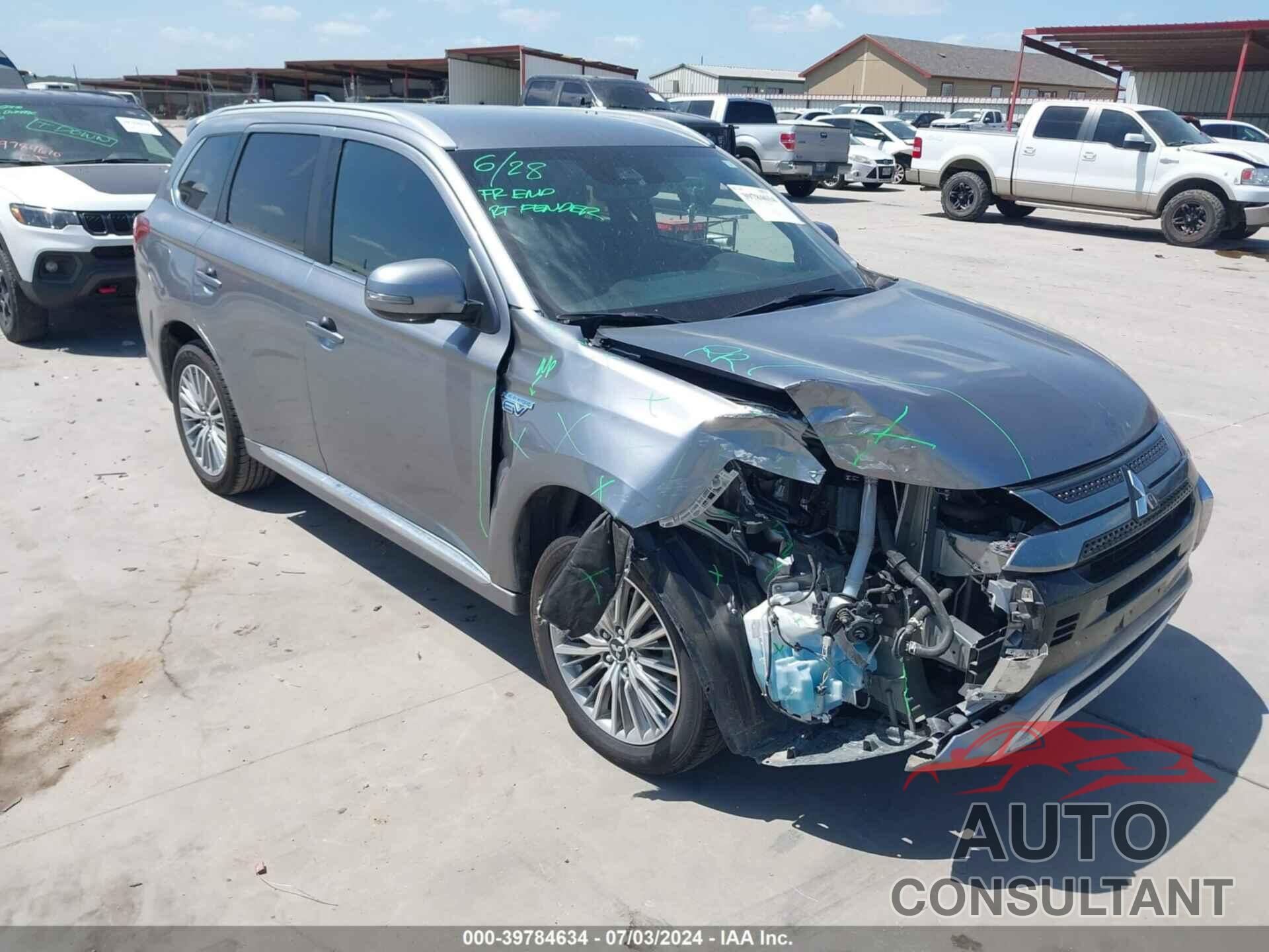 MITSUBISHI OUTLANDER PHEV 2022 - JA4J2VA73NZ029156