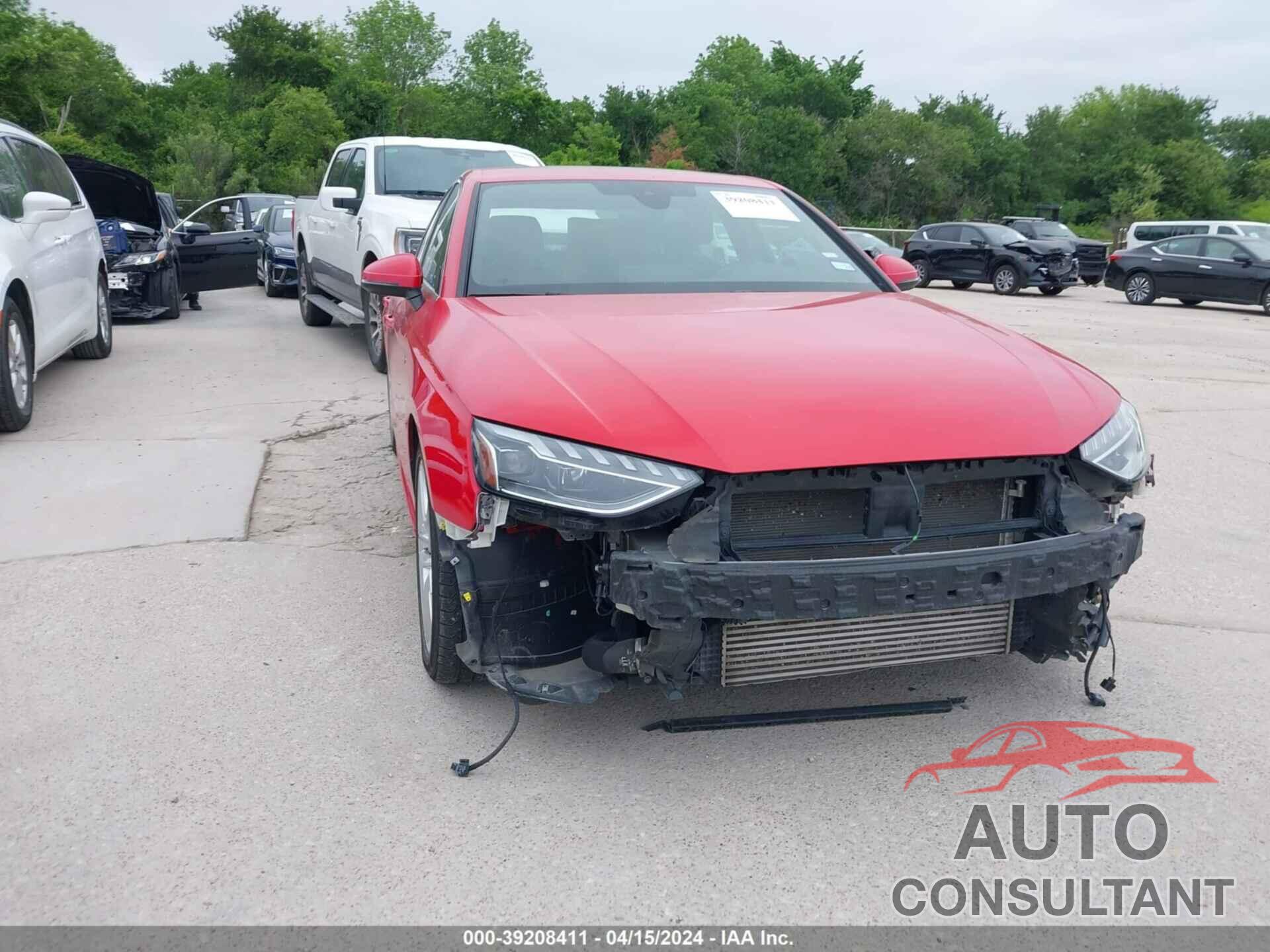 AUDI A4 2023 - WAUEAAF4XPN006451