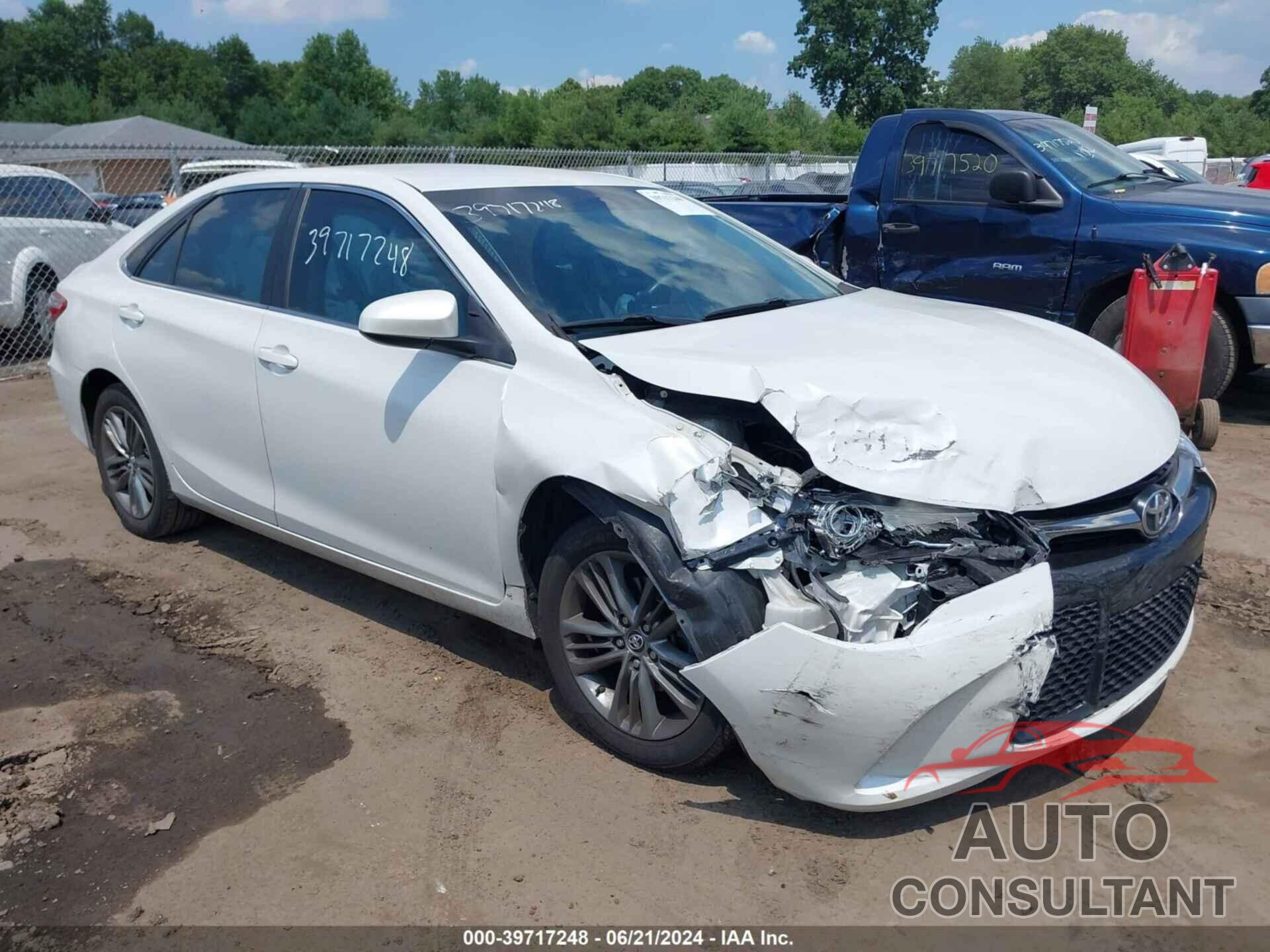 TOYOTA CAMRY 2017 - 4T1BF1FK7HU281560