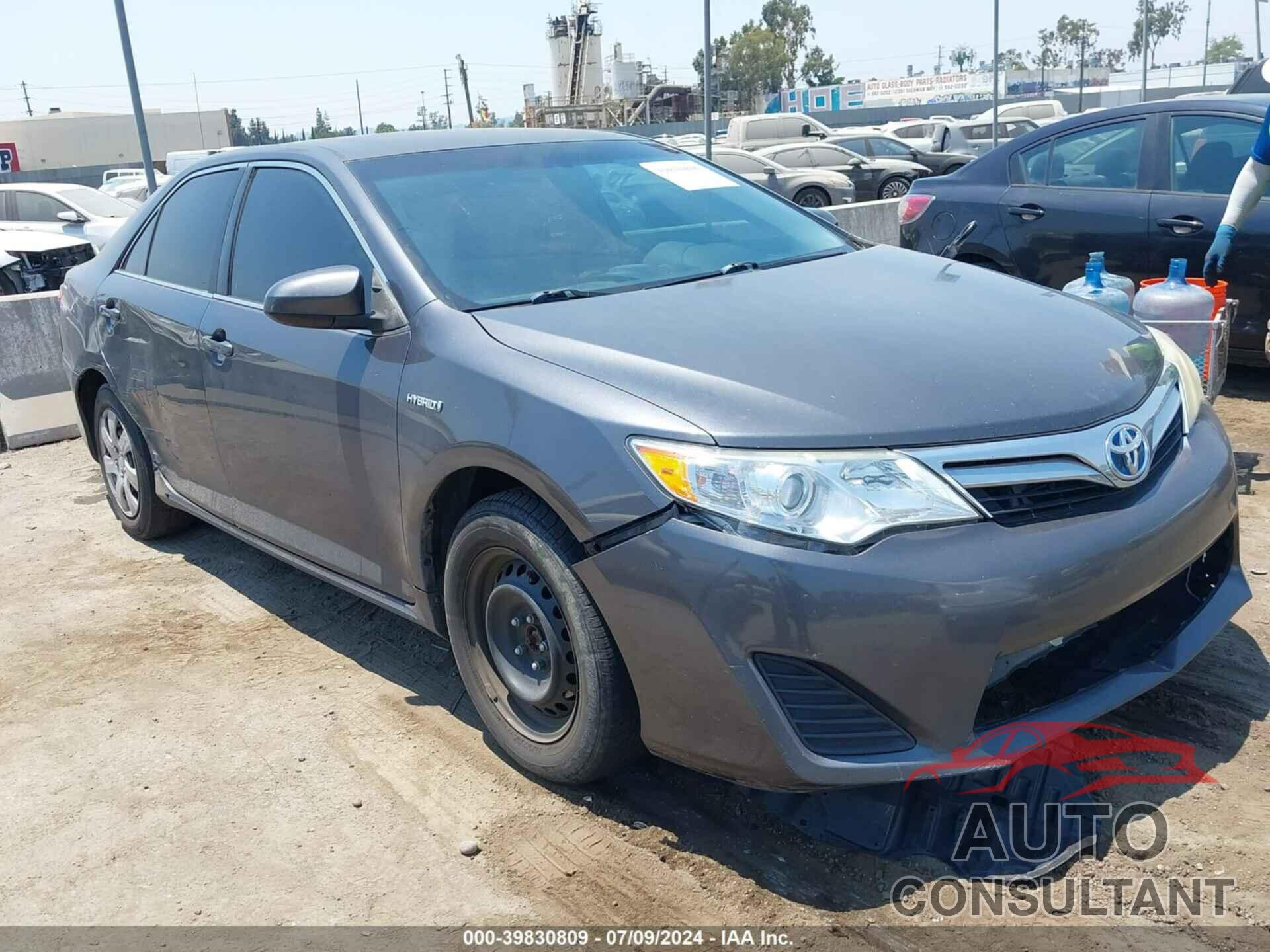 TOYOTA CAMRY HYBRID 2012 - 4T1BD1FK1CU056047