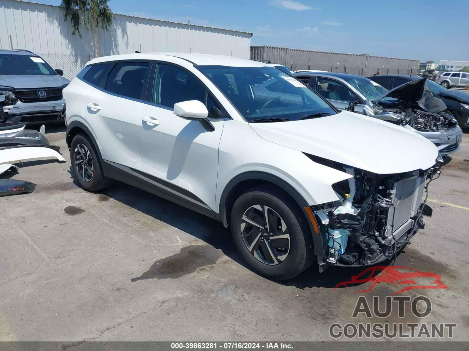 KIA SPORTAGE HYBRID 2023 - KNDPU3AG6P7087887