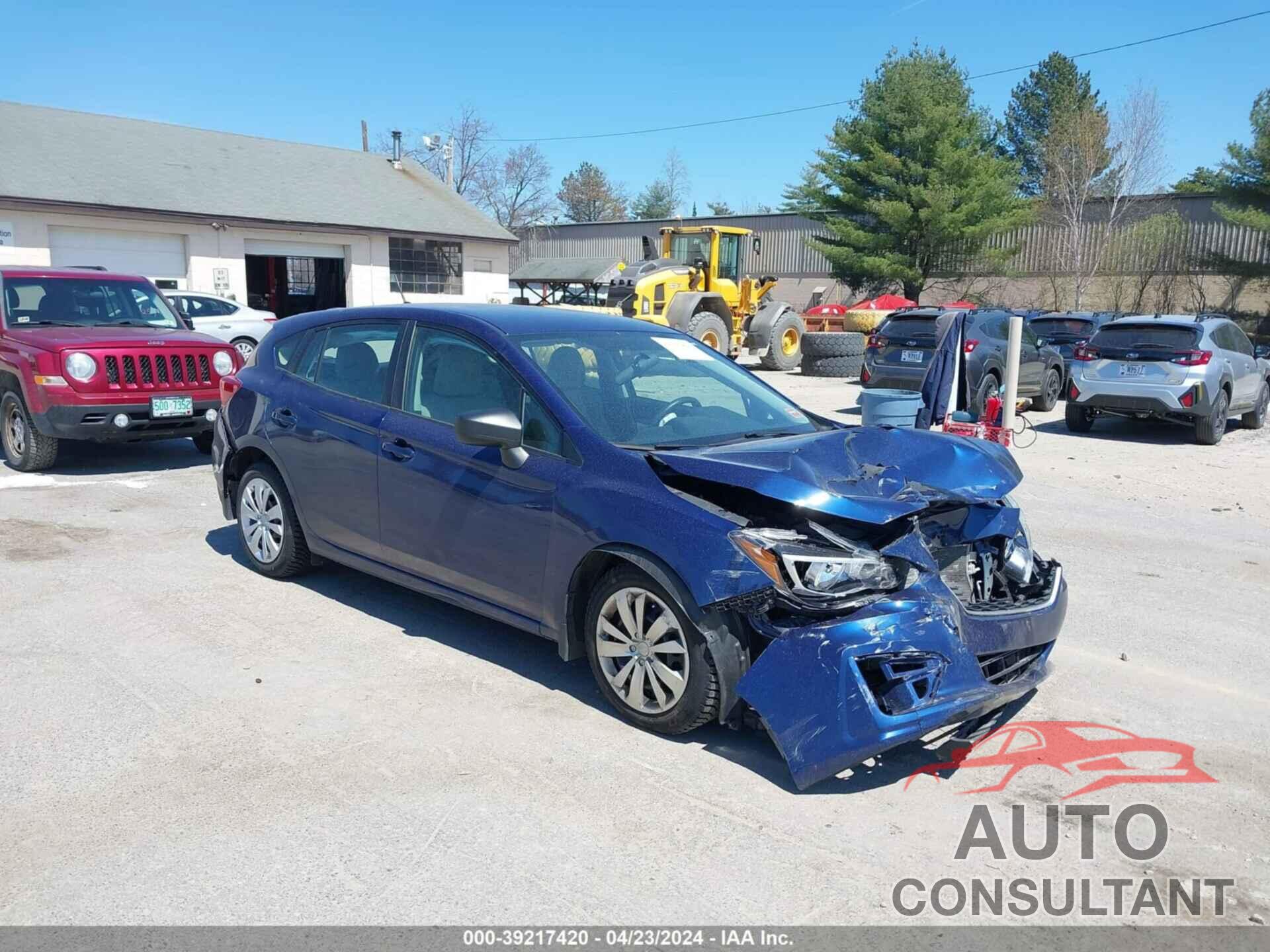 SUBARU IMPREZA 2018 - 4S3GTAA6XJ3735762