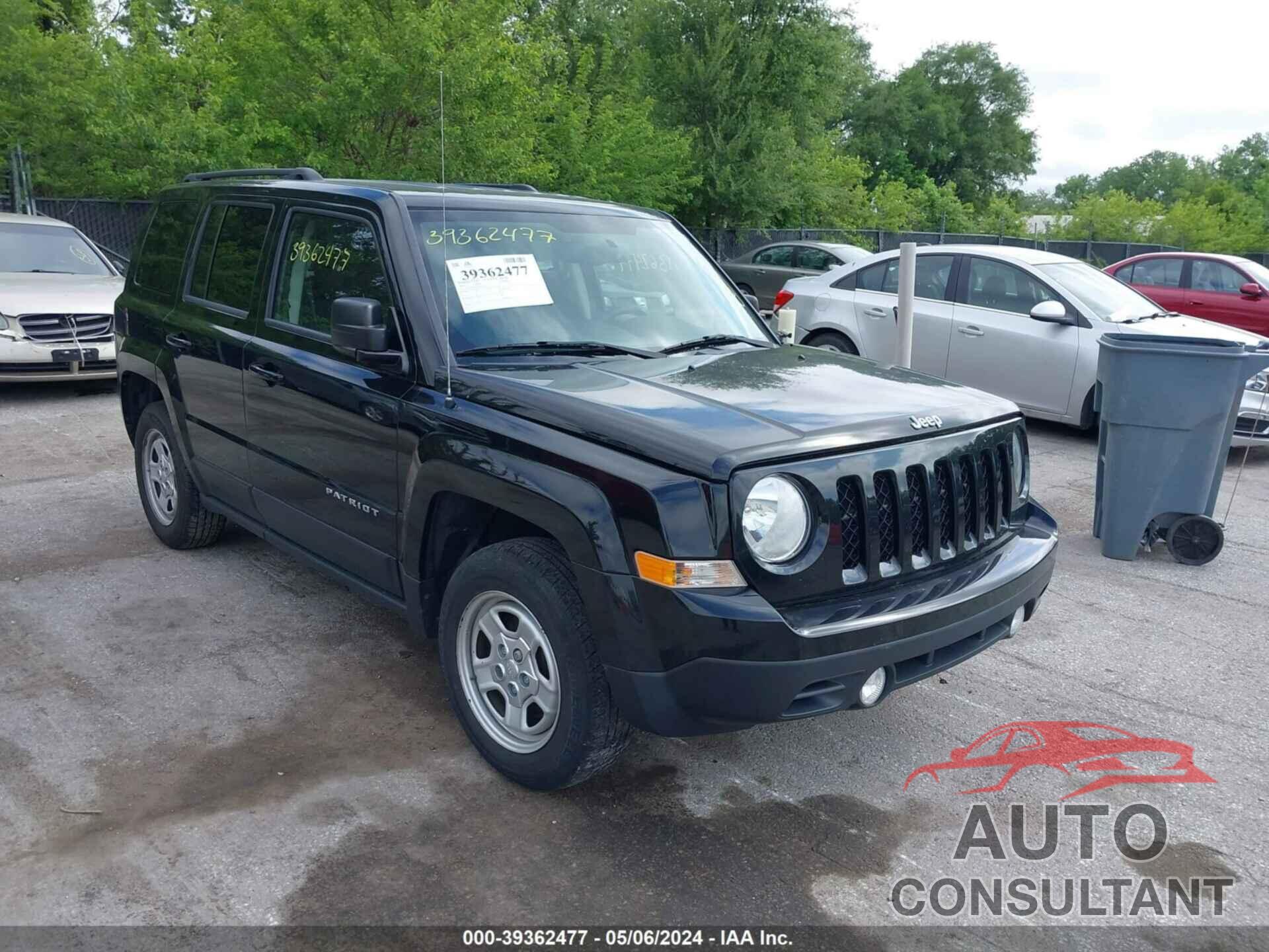 JEEP PATRIOT 2016 - 1C4NJPBA4GD777138