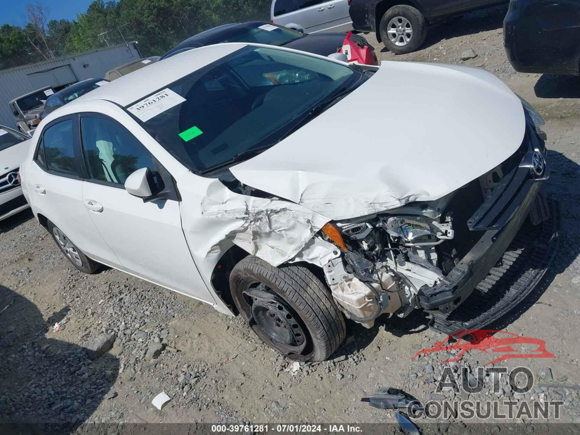 TOYOTA COROLLA 2016 - 2T1BURHEXGC499598