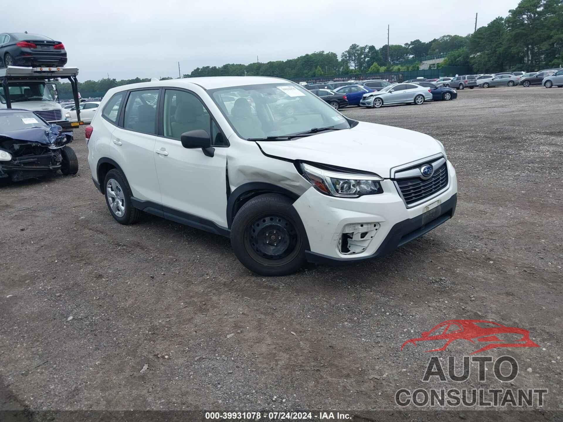 SUBARU FORESTER 2019 - JF2SKAAC2KH434041