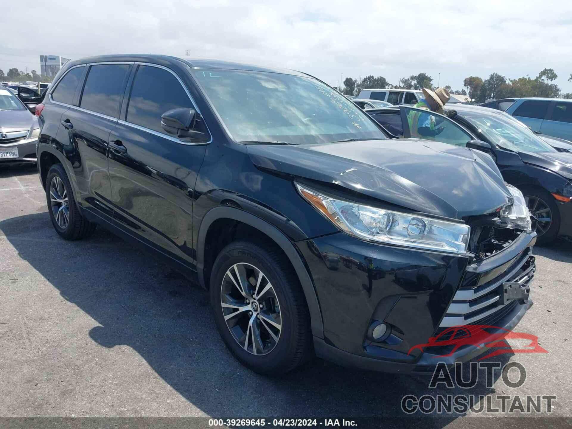 TOYOTA HIGHLANDER 2017 - 5TDZZRFH6HS216023