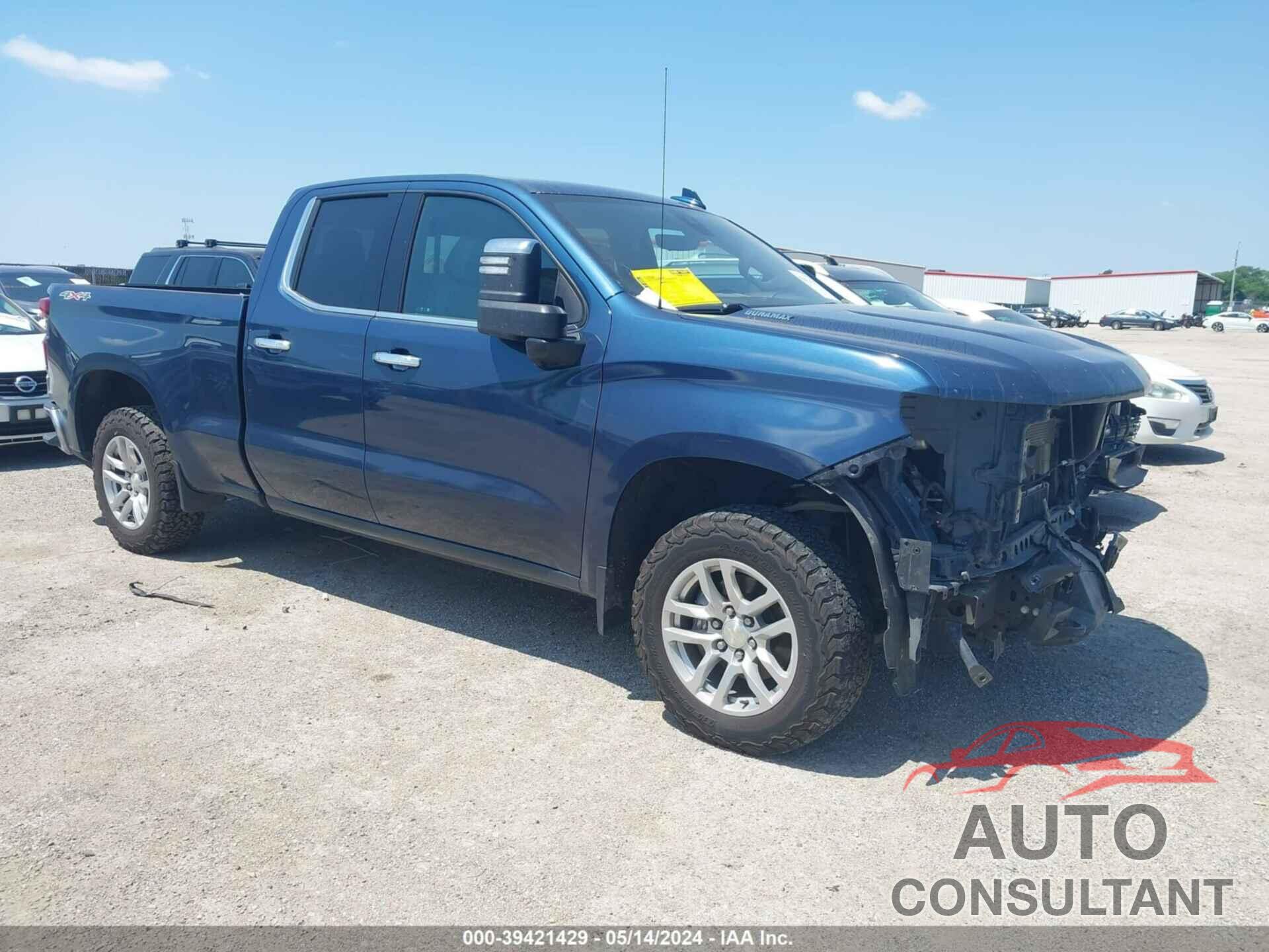 CHEVROLET SILVERADO 1500 2020 - 1GCVYGET7LZ100073