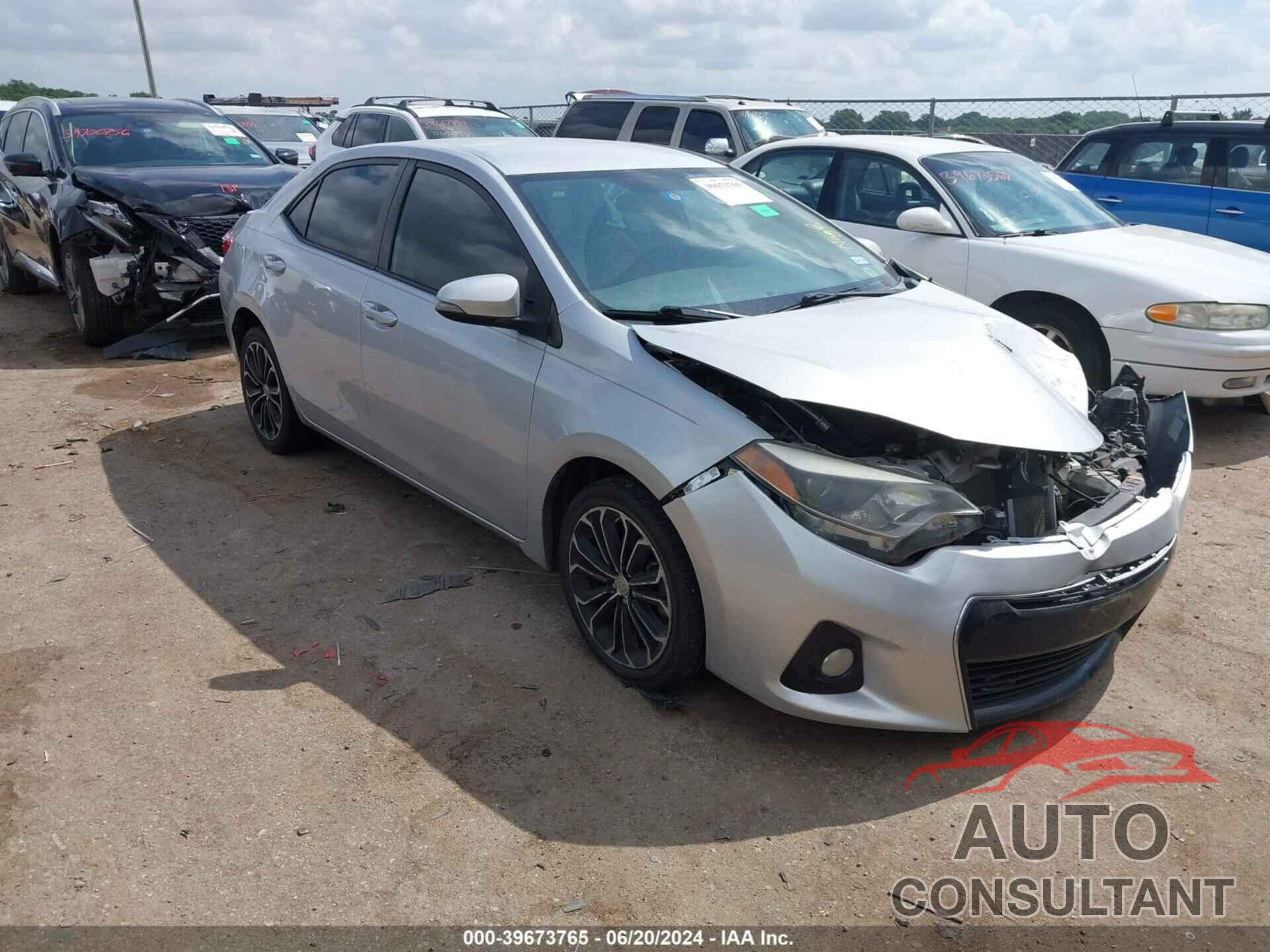 TOYOTA COROLLA 2016 - 5YFBURHE6GP367745