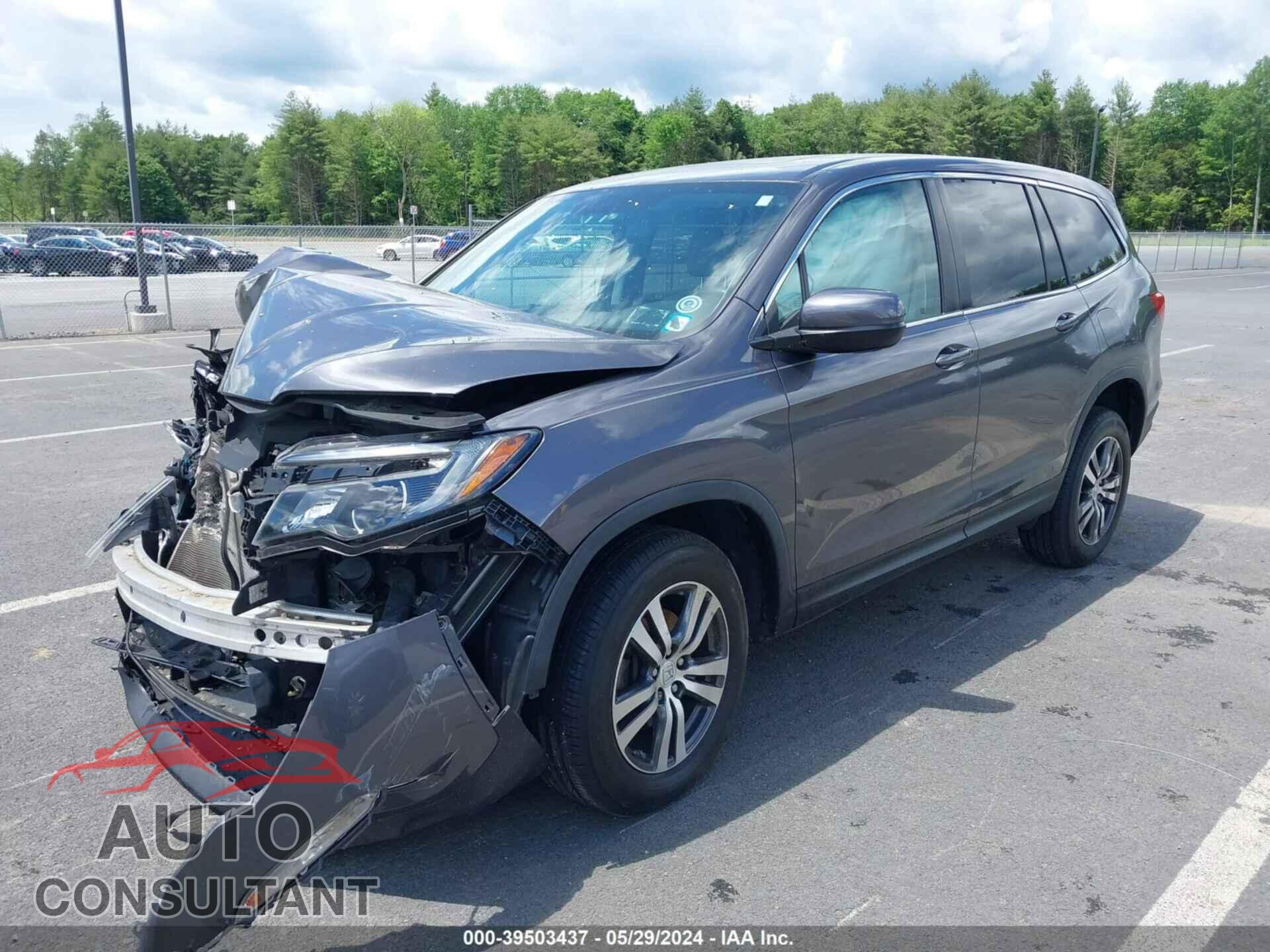 HONDA PILOT 2017 - 5FNYF6H72HB069324