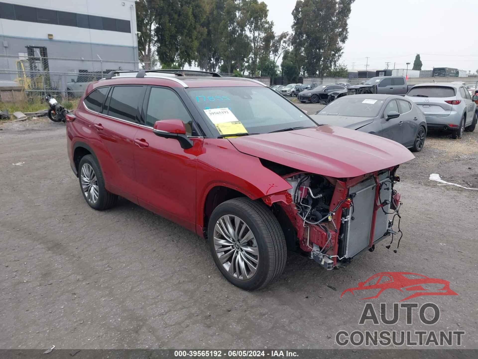 TOYOTA HIGHLANDER 2023 - 5TDKDRAH2PS043963