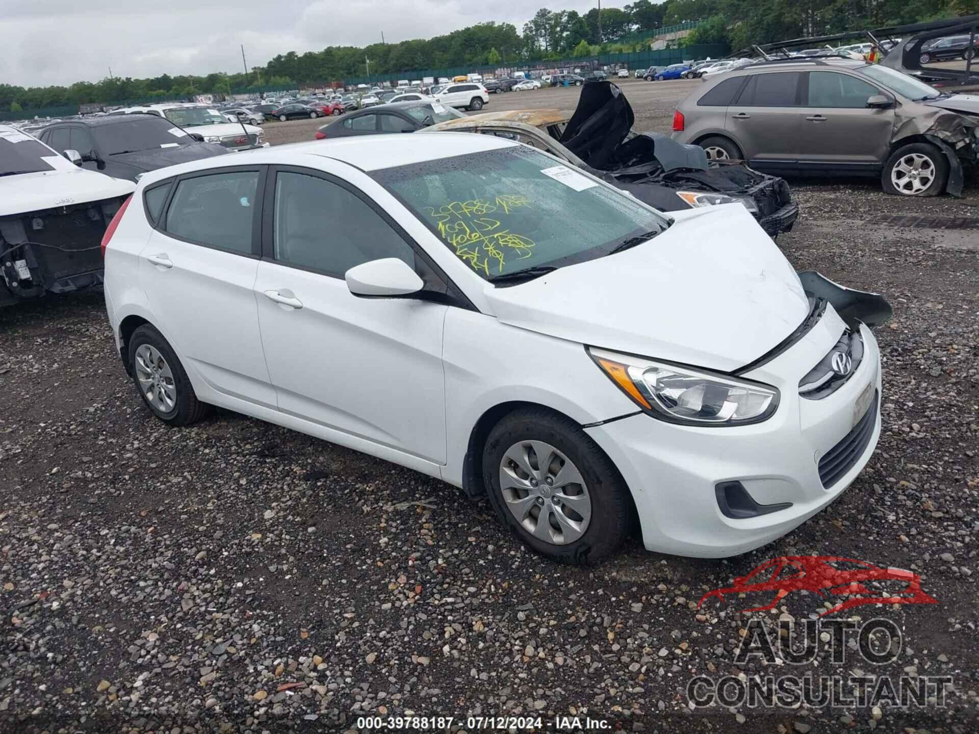 HYUNDAI ACCENT 2016 - KMHCT5AE2GU273435