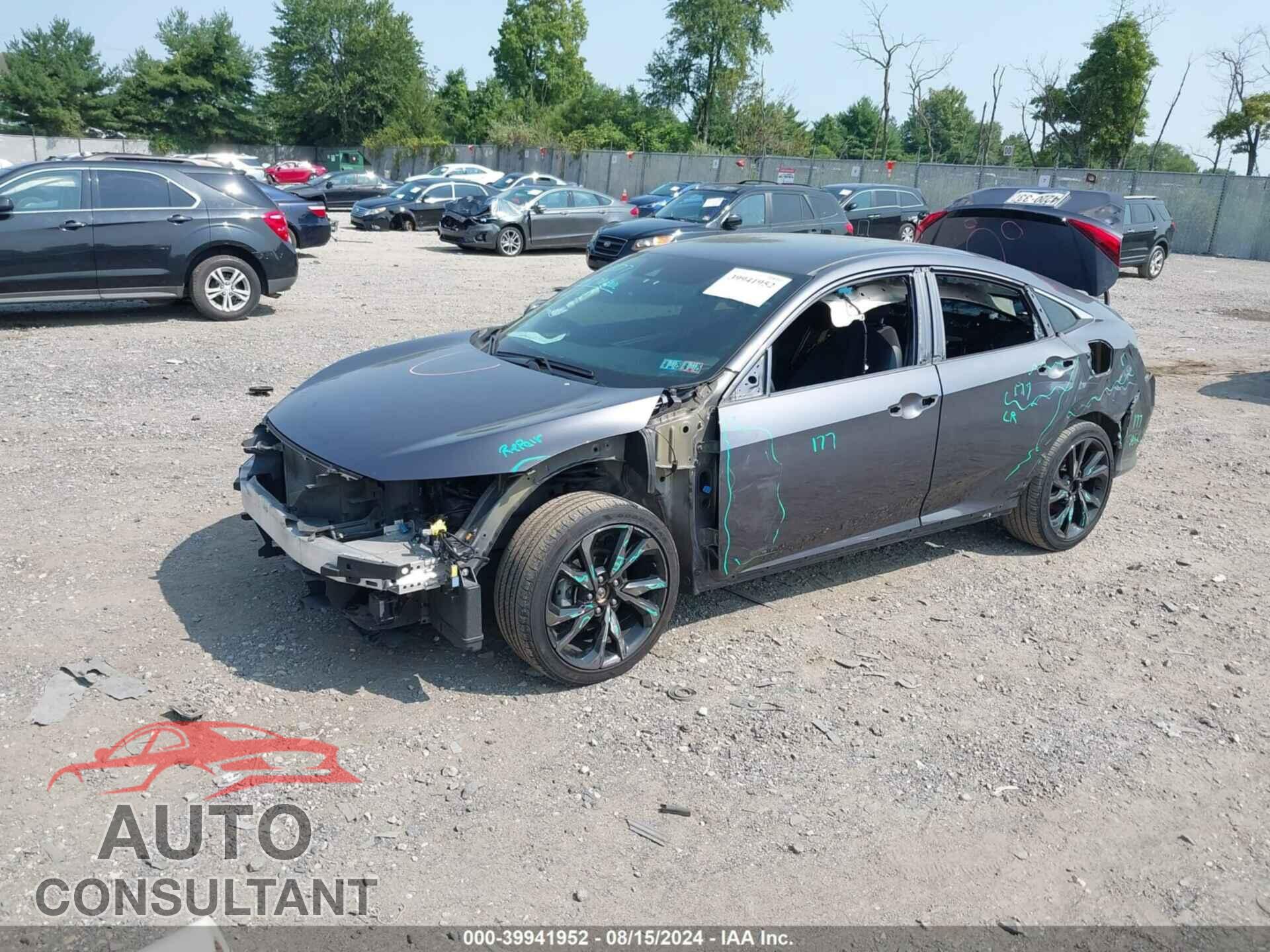 HONDA CIVIC 2019 - 2HGFC2F85KH581232