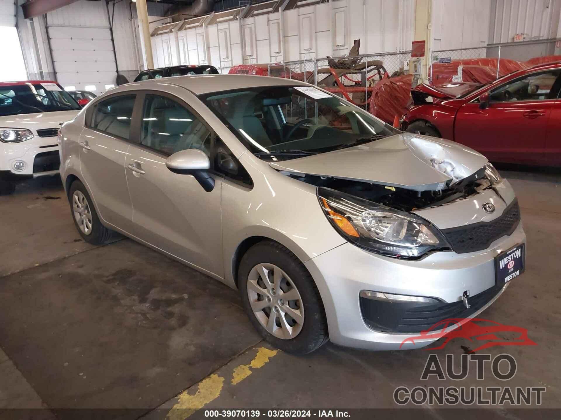 KIA RIO 2016 - KNADM4A31G6697205