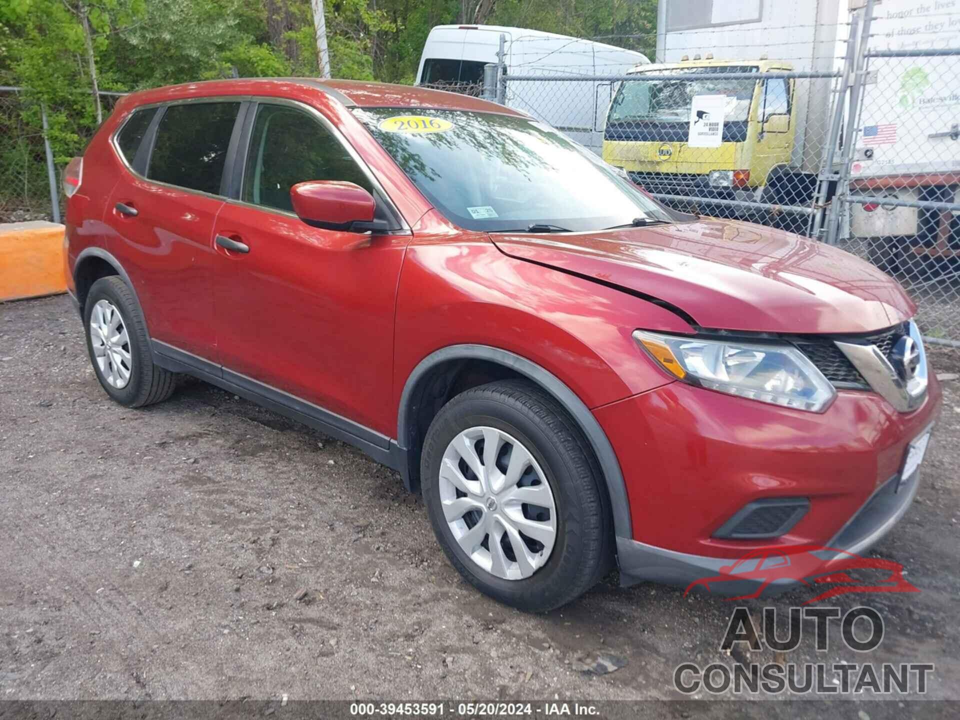 NISSAN ROGUE 2016 - KNMAT2MV2GP664508