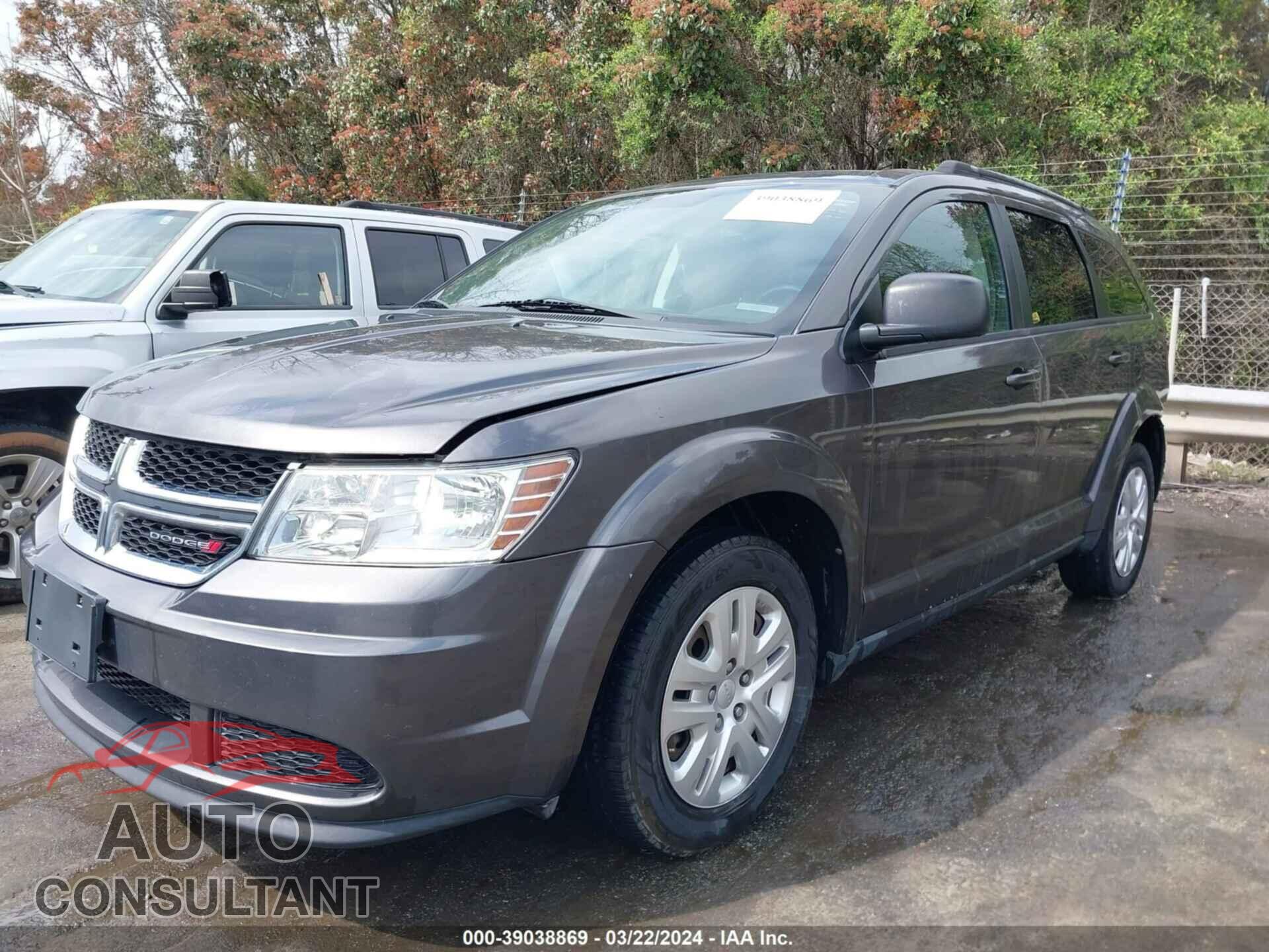 DODGE JOURNEY 2017 - 3C4PDCAB8HT609663