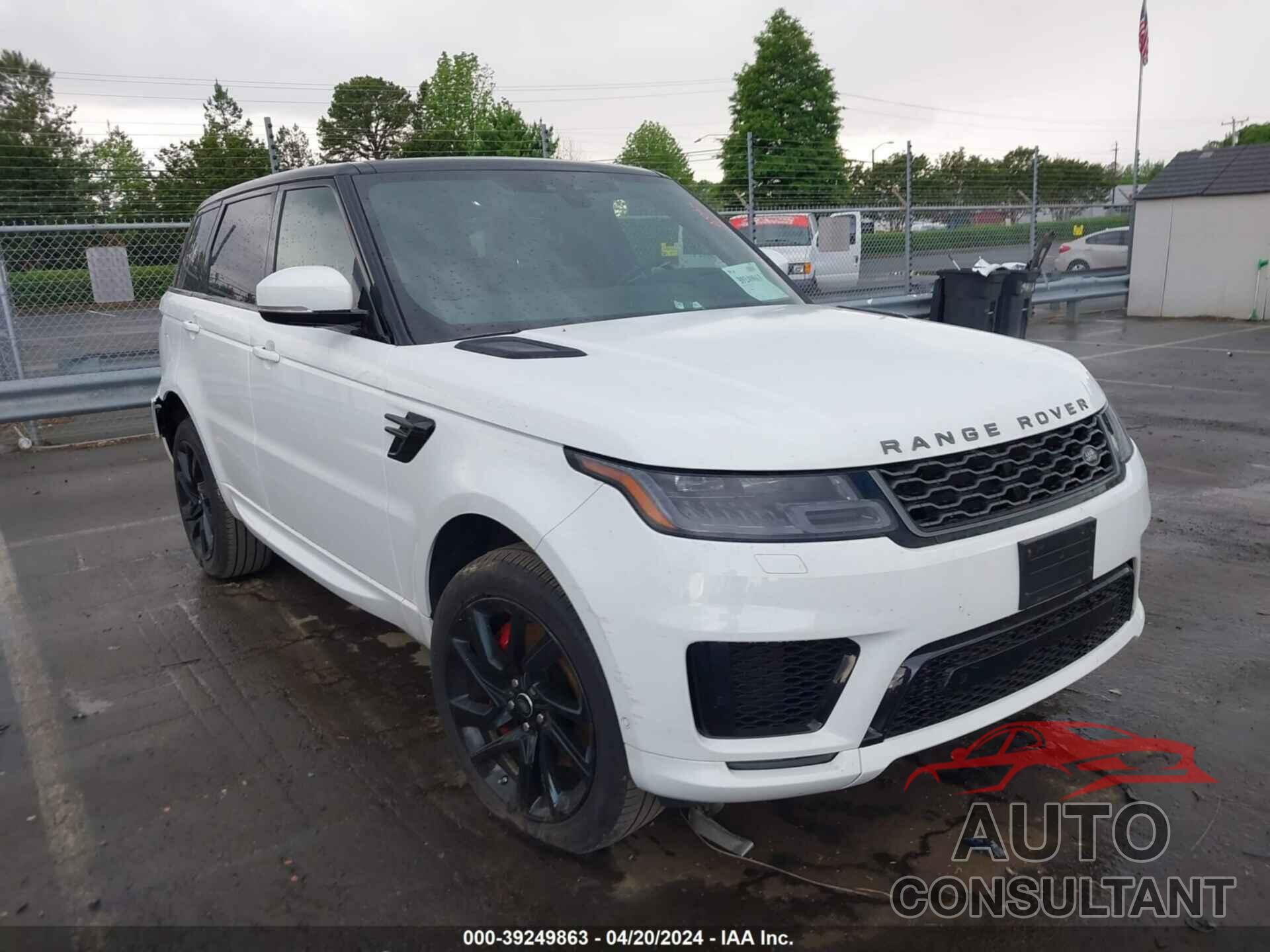 LAND ROVER RANGE ROVER SPORT 2019 - SALWR2RE8KA855271