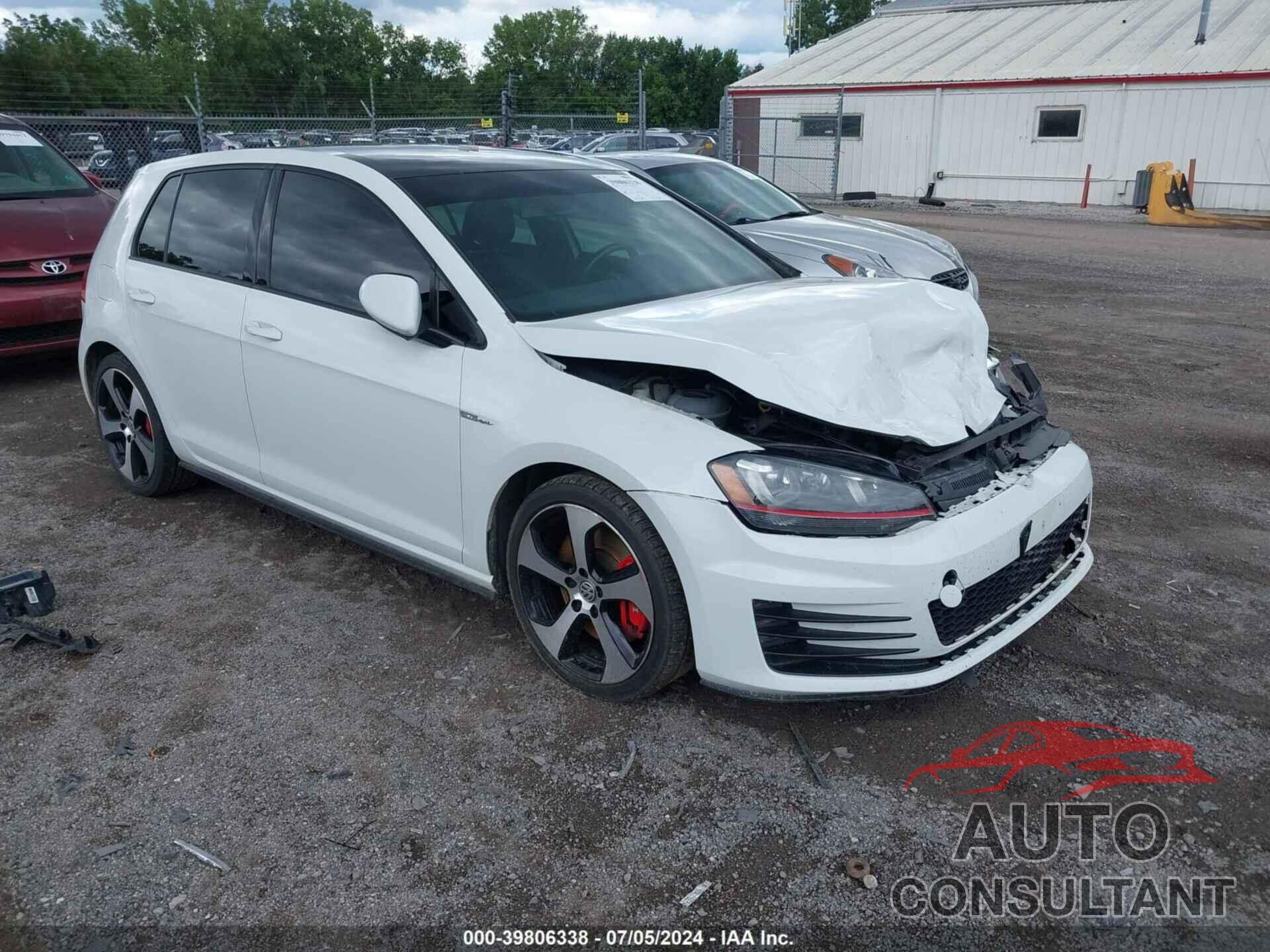 VOLKSWAGEN GOLF GTI 2017 - 3VW447AU7HM042977