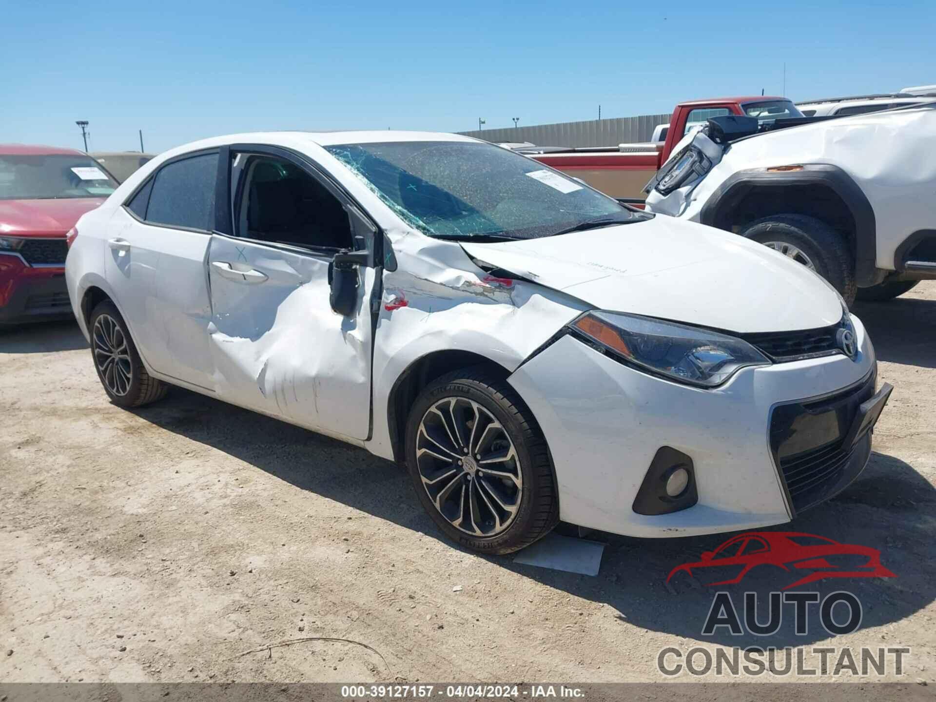 TOYOTA COROLLA 2016 - 5YFBURHE7GP524960