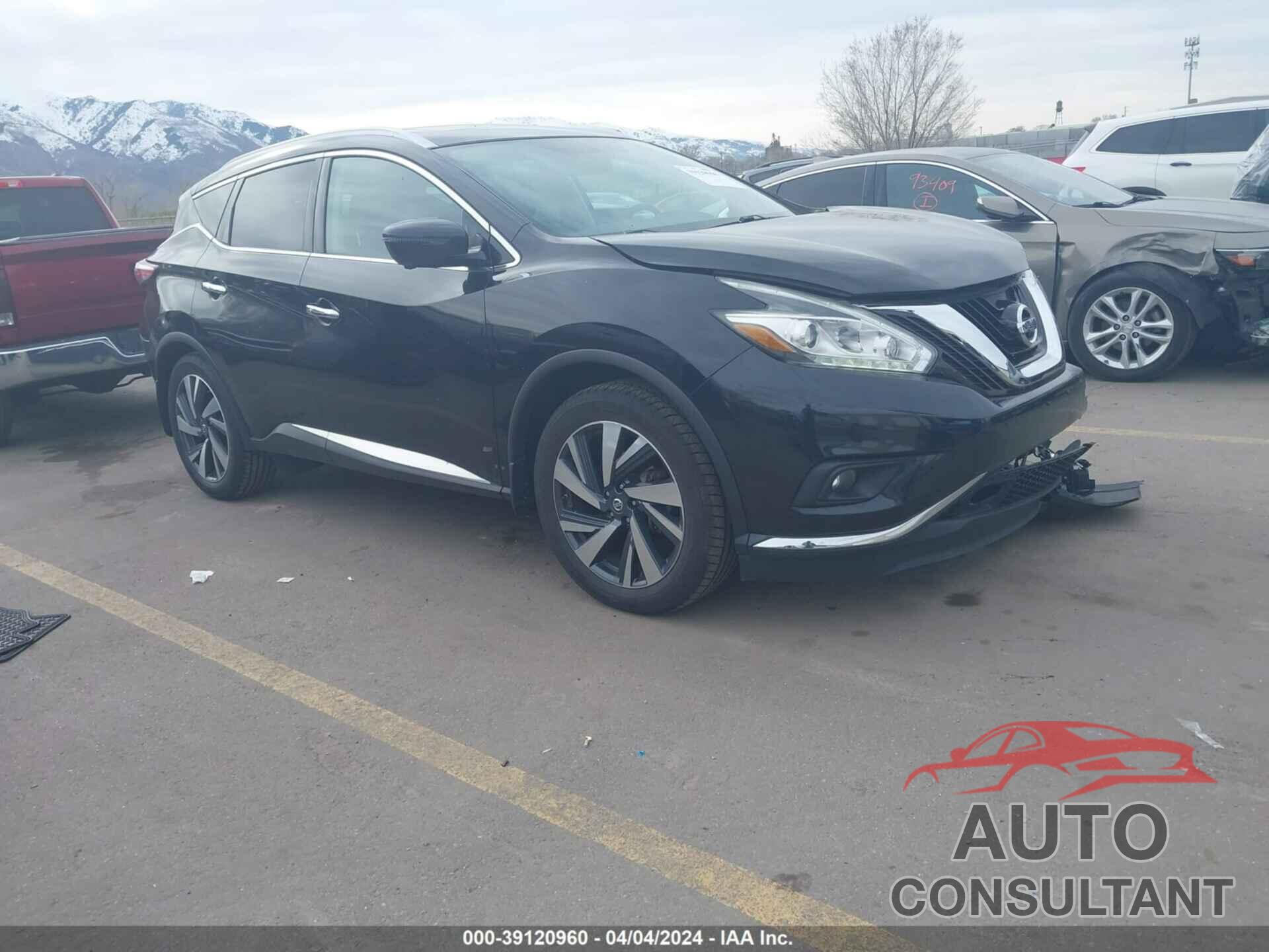 NISSAN MURANO 2016 - 5N1AZ2MHXGN162409