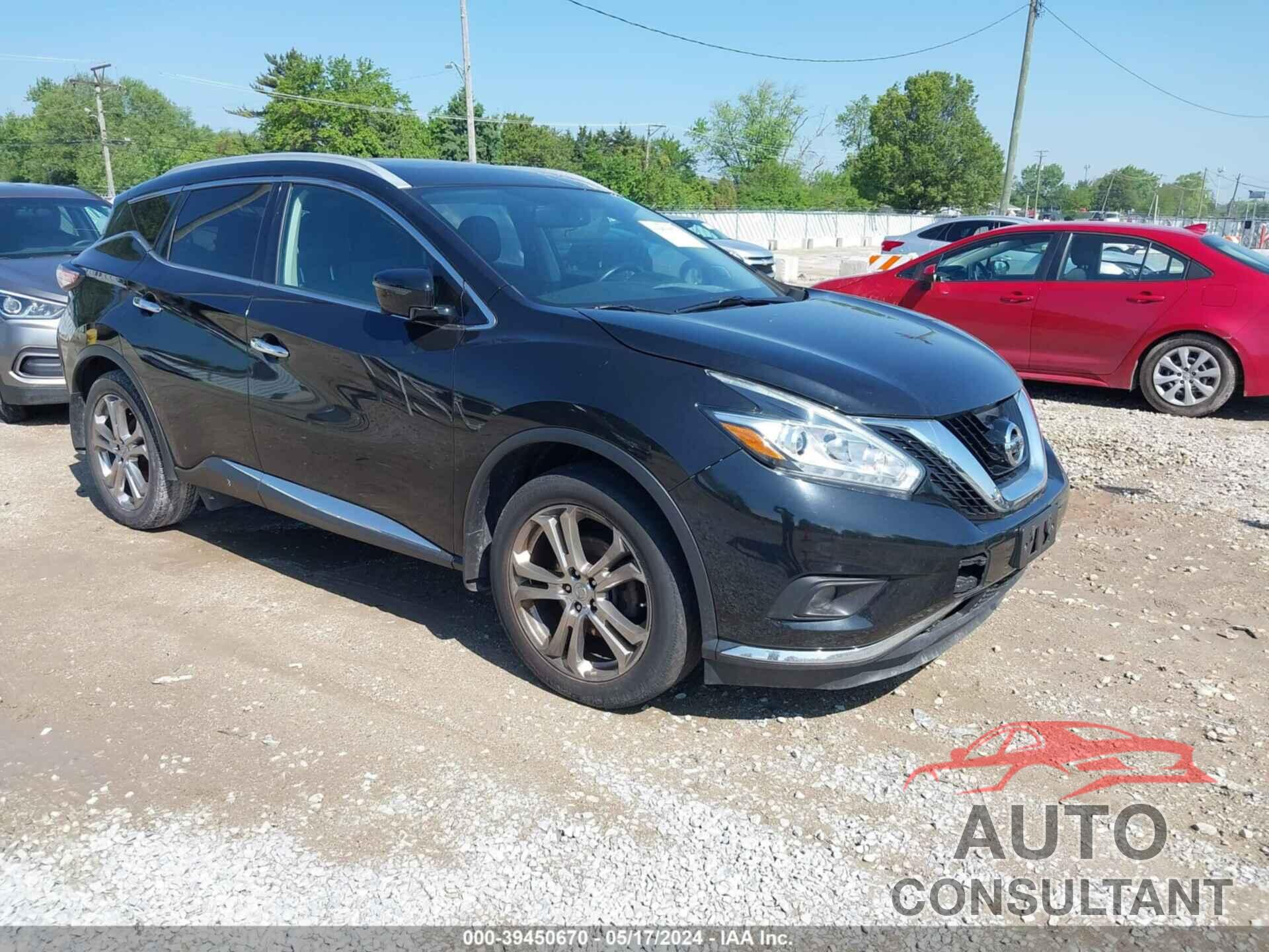 NISSAN MURANO 2018 - 5N1AZ2MH4JN178290