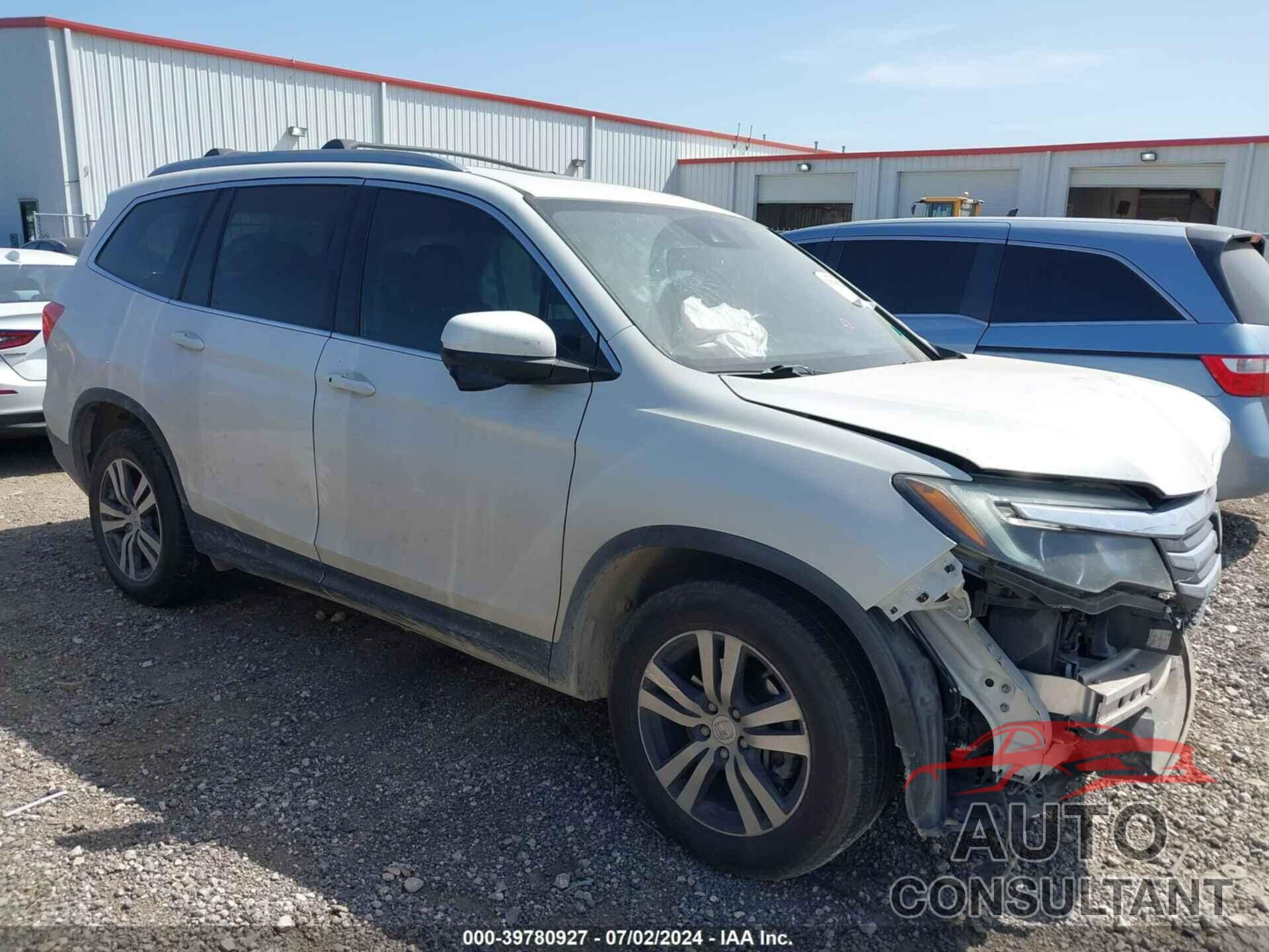 HONDA PILOT 2017 - 5FNYF5H66HB030978