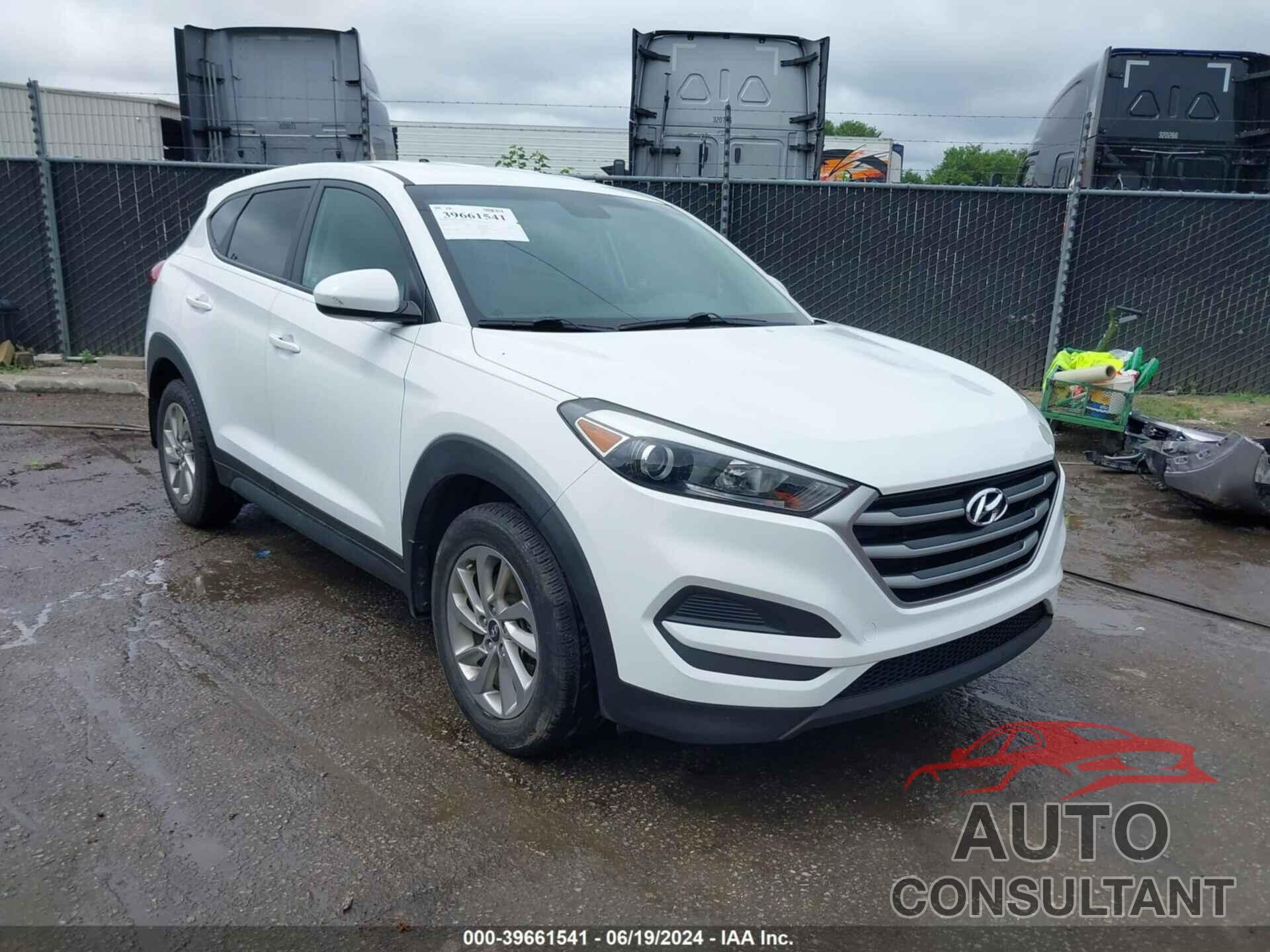 HYUNDAI TUCSON 2017 - KM8J23A40HU596633