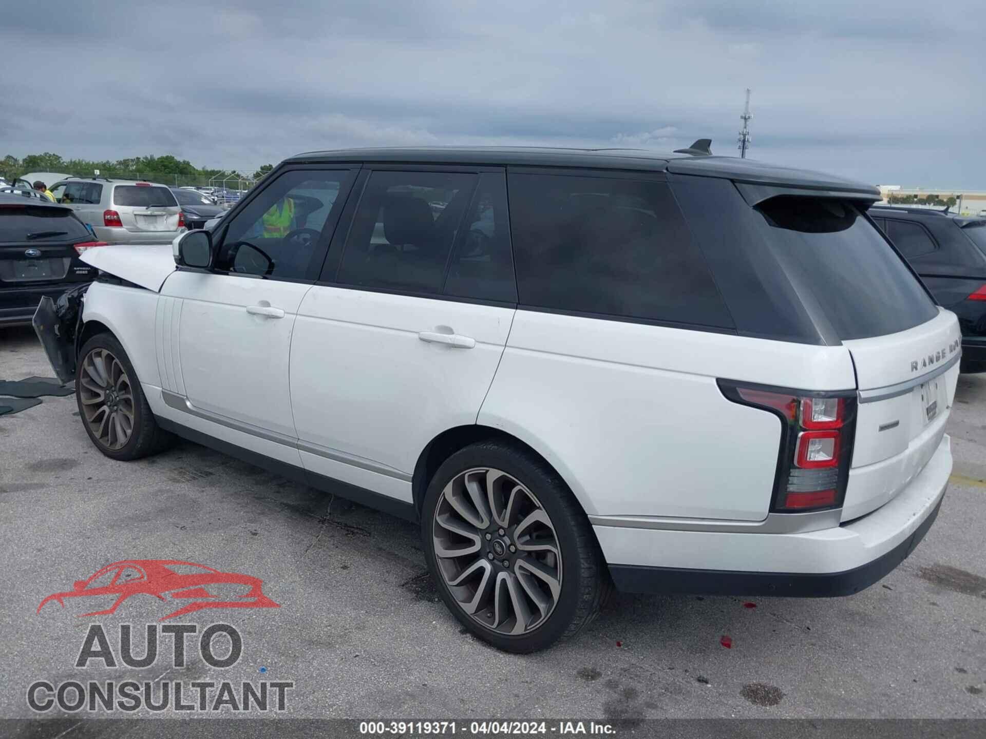 LAND ROVER RANGE ROVER 2016 - SALGS2EF1GA290344